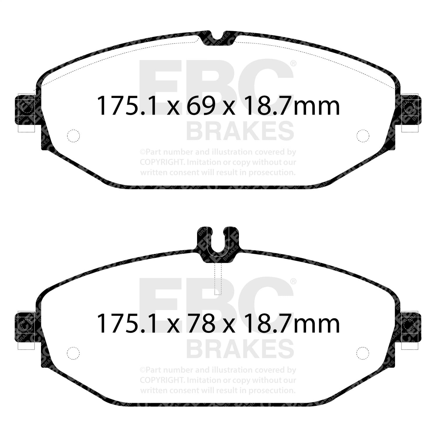 EBC Brakes - DP22214 - Disc Brake Pad image 4