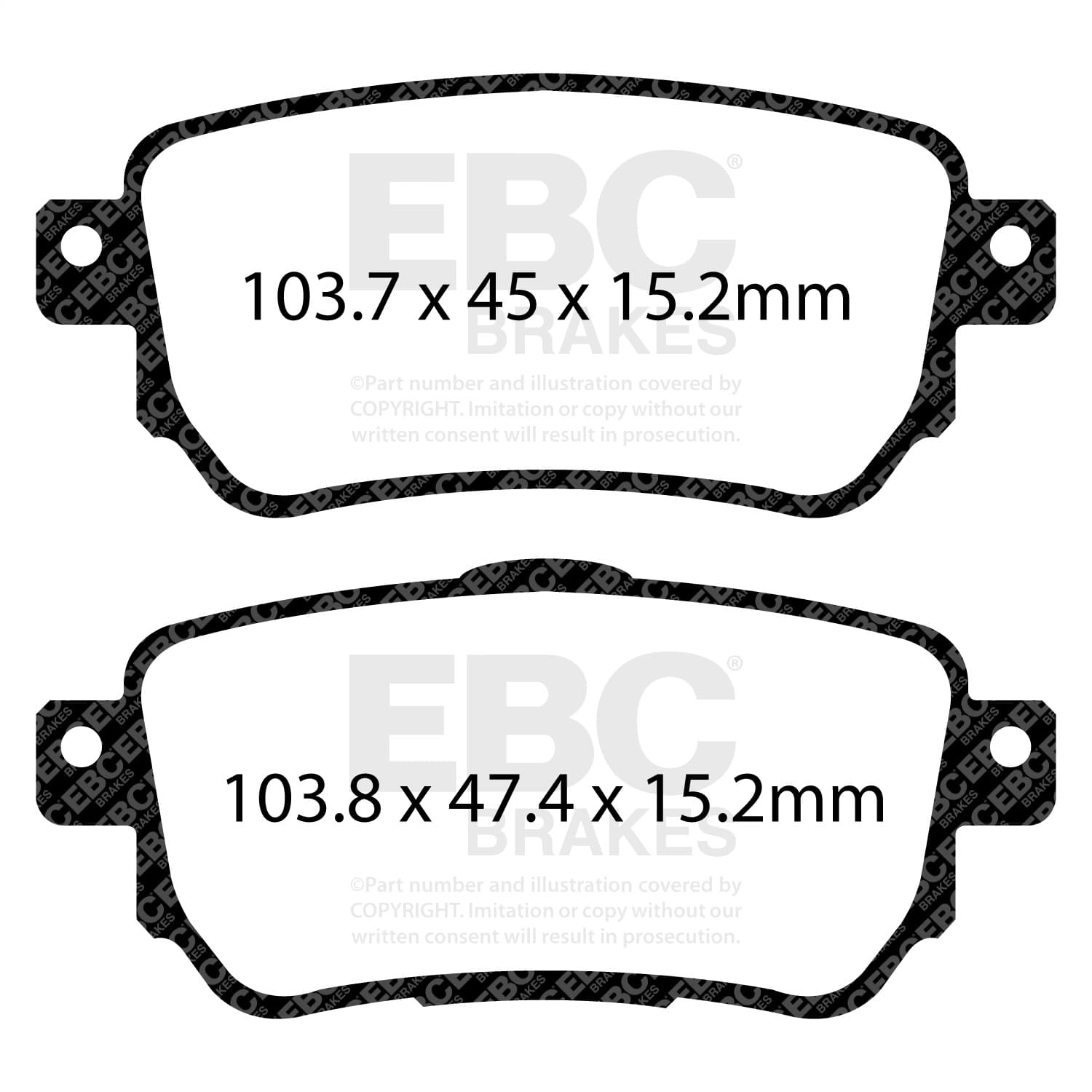 EBC Brakes - DP42219R - Disc Brake Pad image 2
