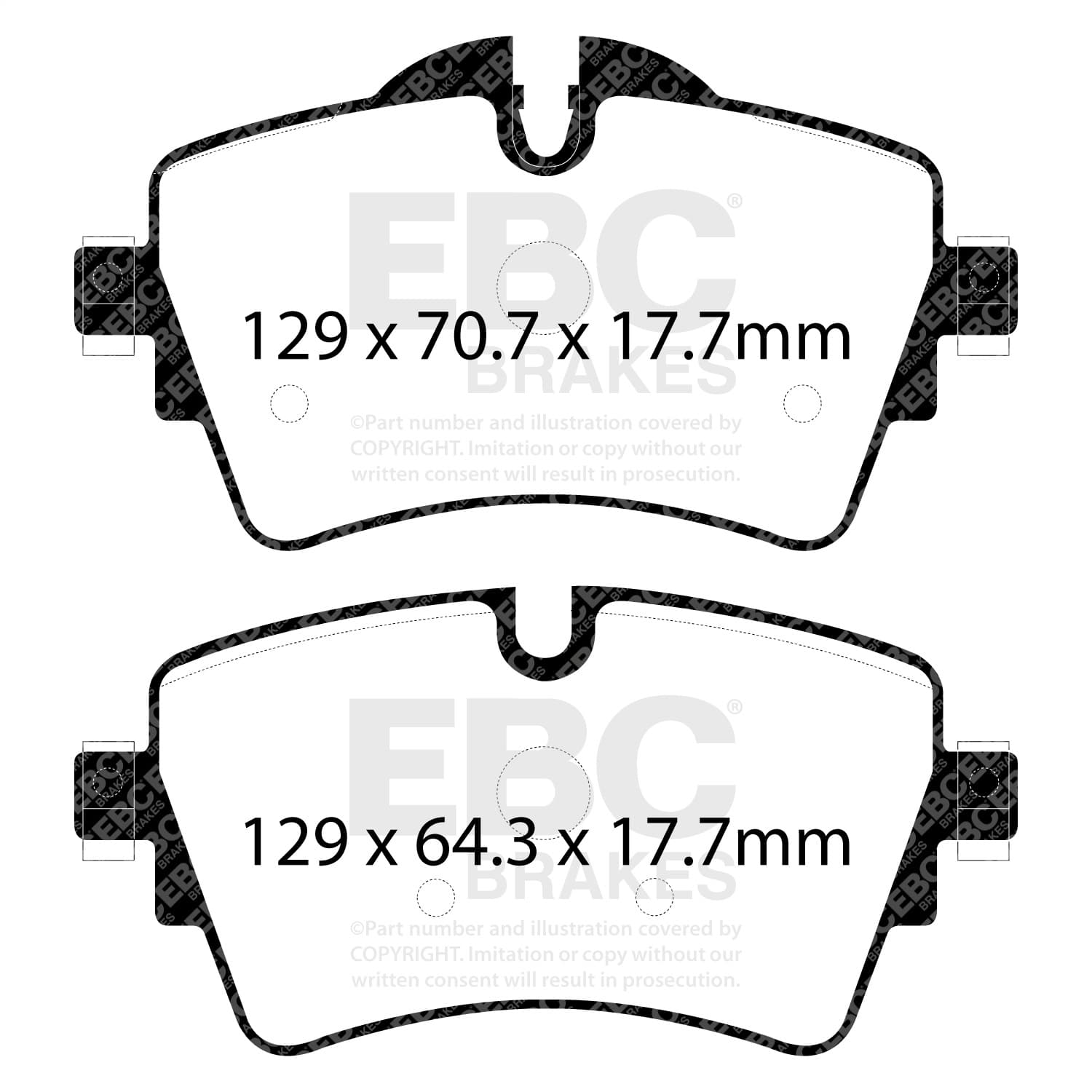 EBC Brakes - DP32227C - Disc Brake Pad image 4