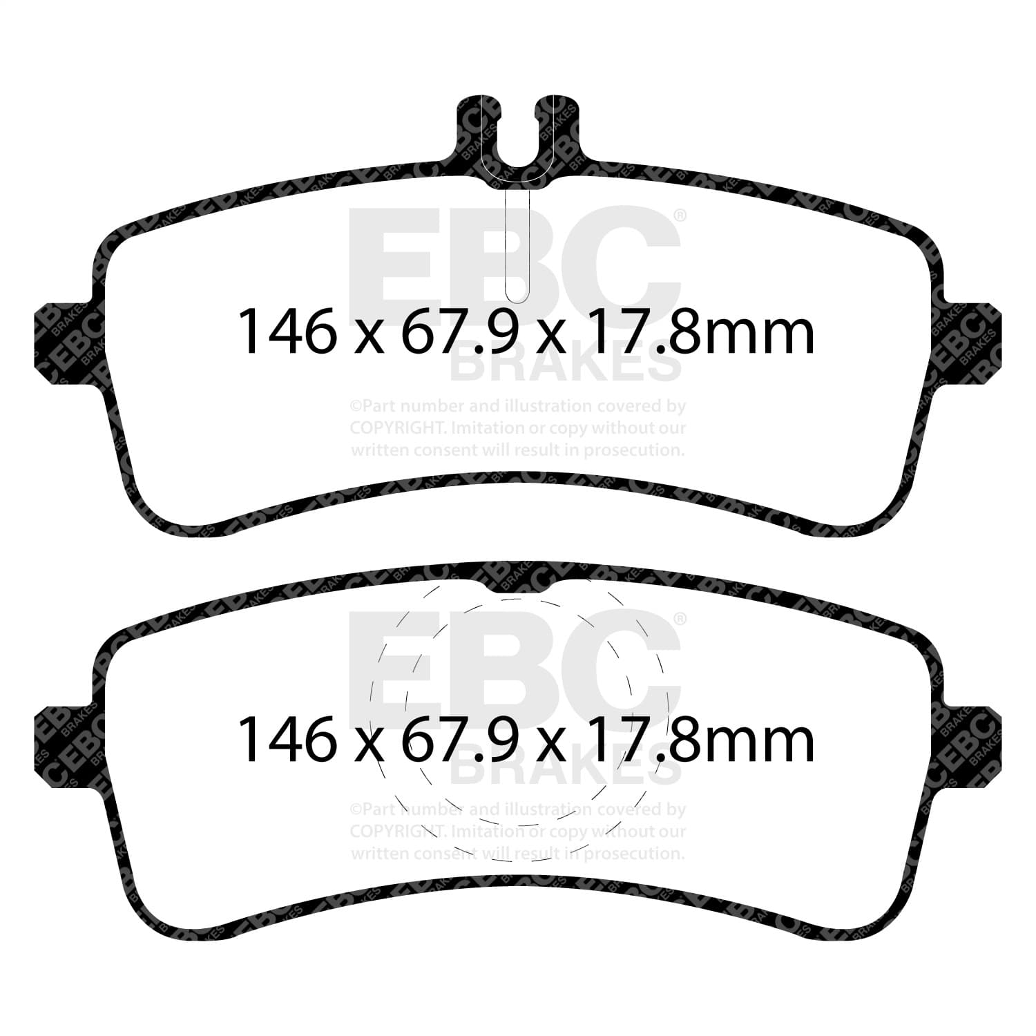 EBC Brakes - DP52234NDX - Disc Brake Pad image 3