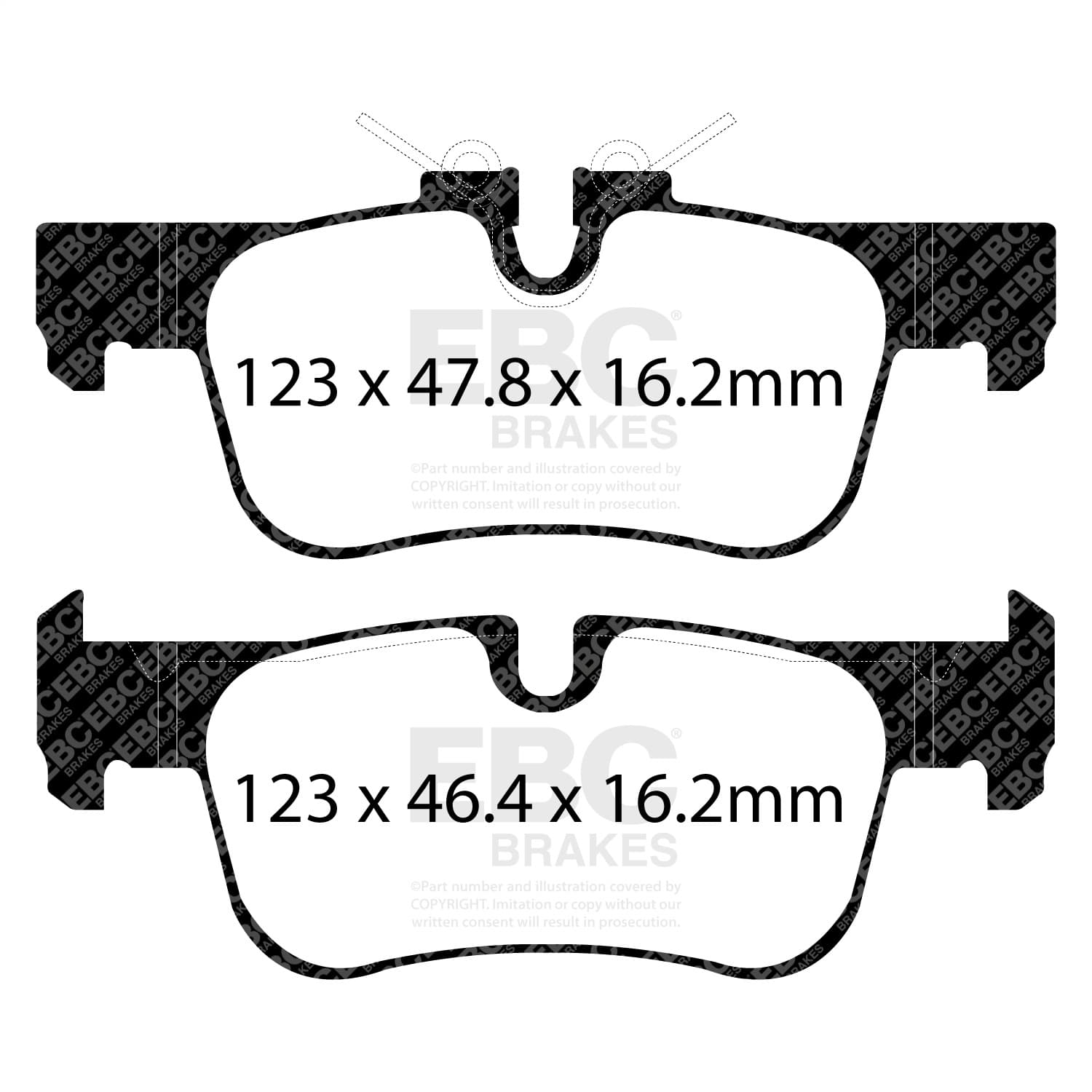 EBC Brakes - DP32235C - Disc Brake Pad image 3