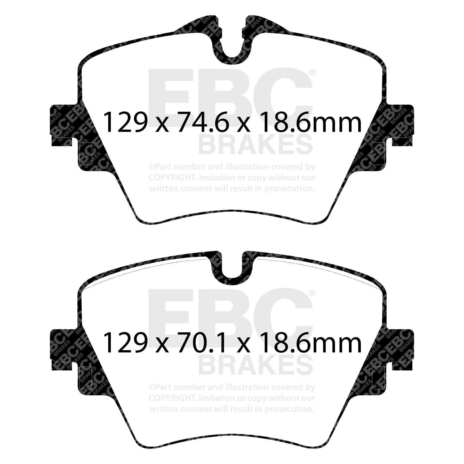 EBC Brakes - DP22245 - Disc Brake Pad image 5