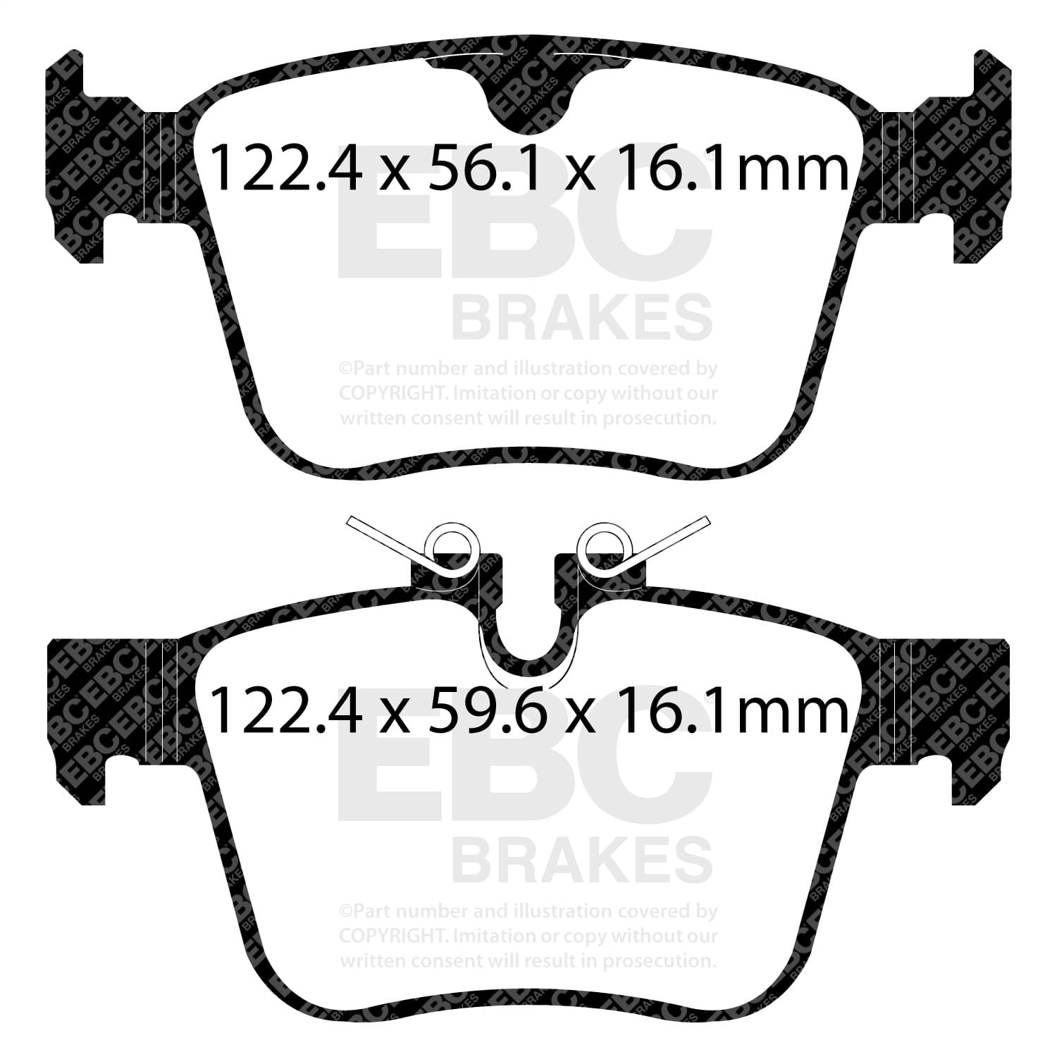 EBC Brakes - DP22246 - Disc Brake Pad image 2