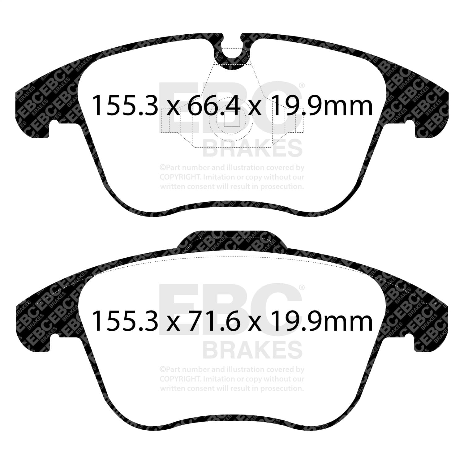 EBC Brakes - DP32252C - Disc Brake Pad image 4