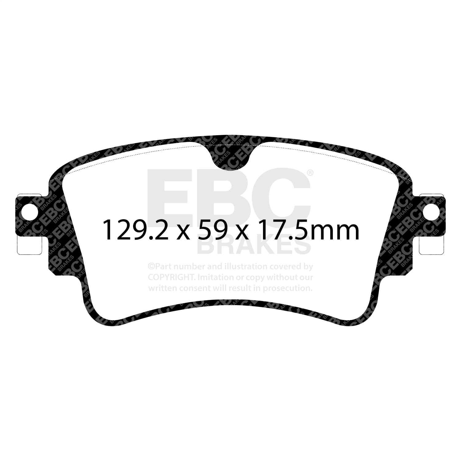 EBC Brakes - DP32254C - Disc Brake Pad image 2