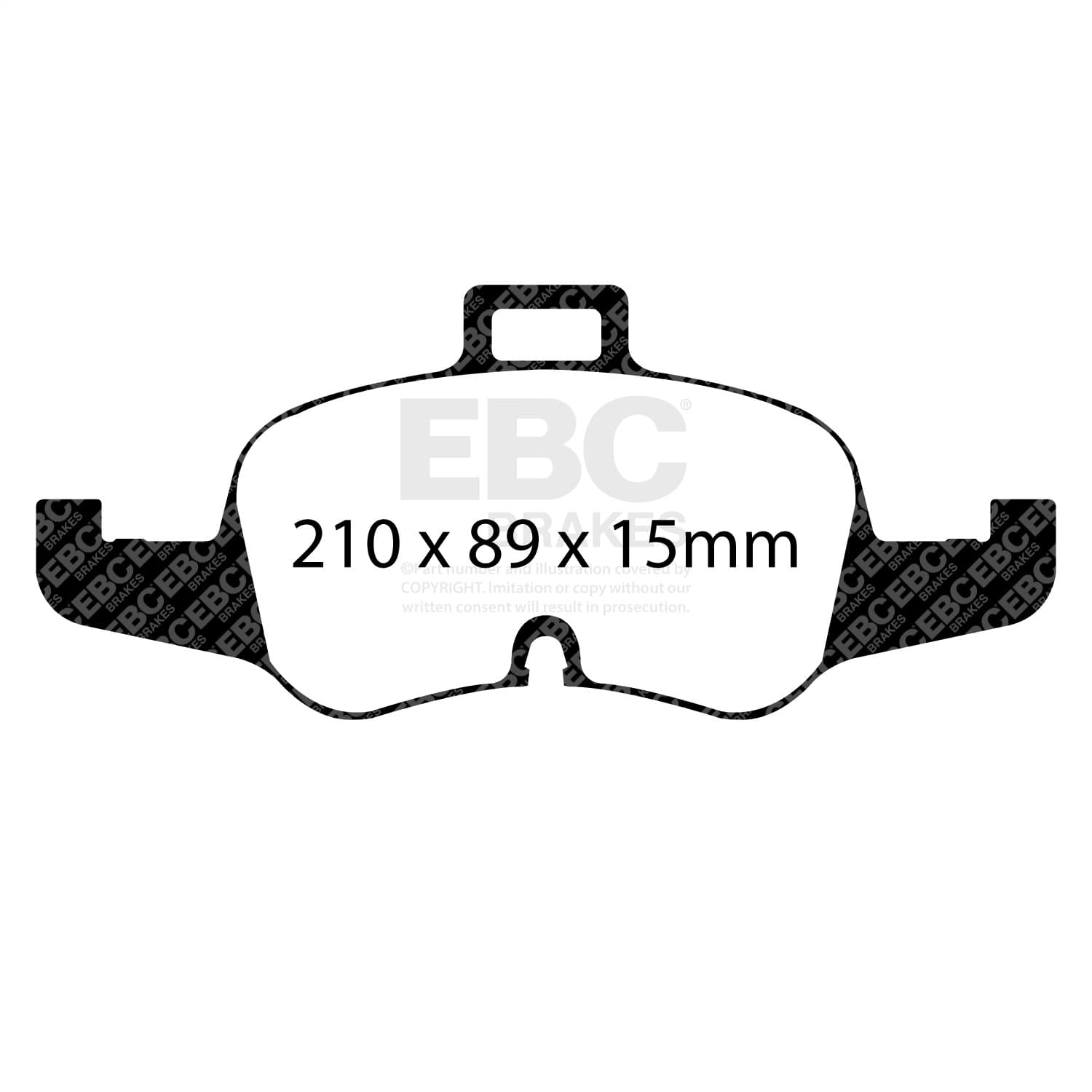 EBC Brakes - DP32256C - Disc Brake Pad image 3
