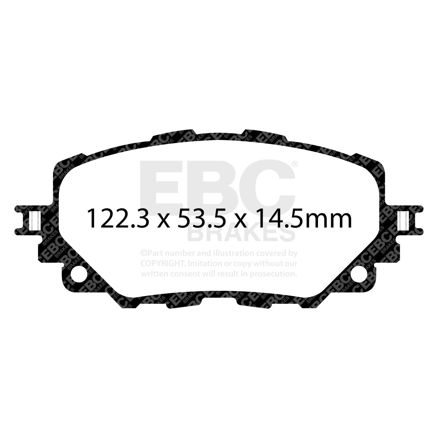EBC Brakes - DP22263 - Disc Brake Pad image 2