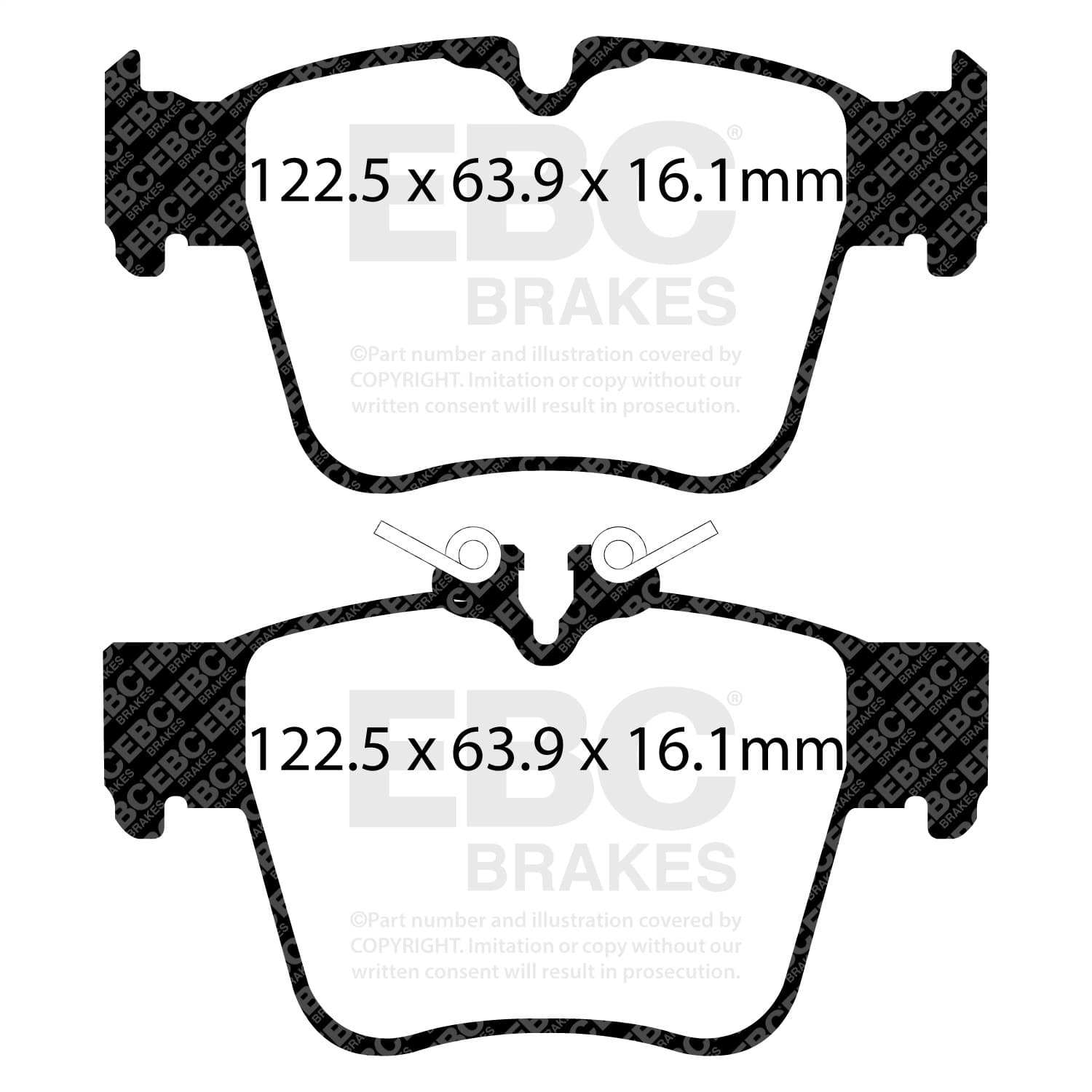 EBC Brakes - DP32270C - Disc Brake Pad image 2