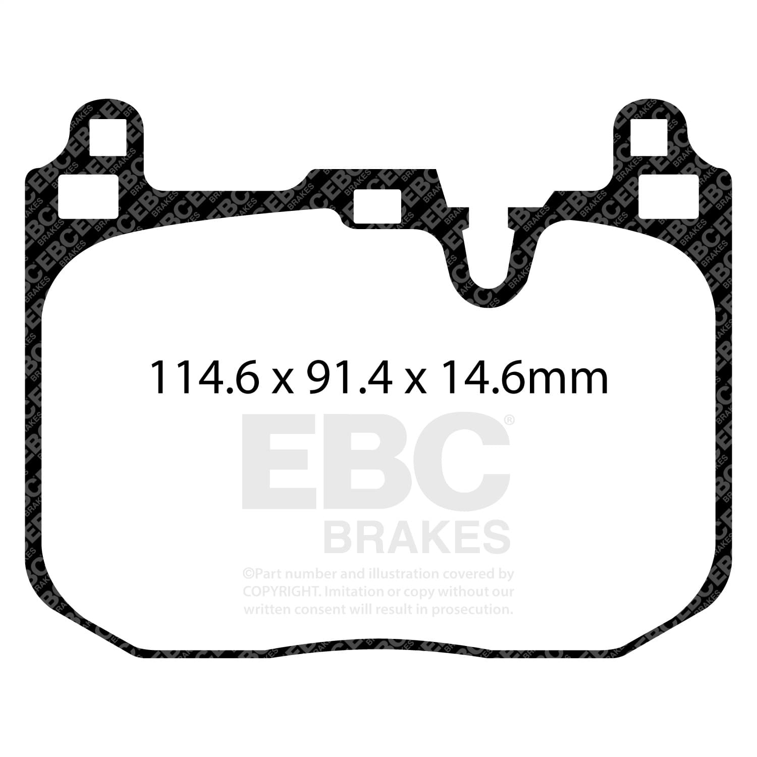 EBC Brakes - DP22271 - Disc Brake Pad image 3