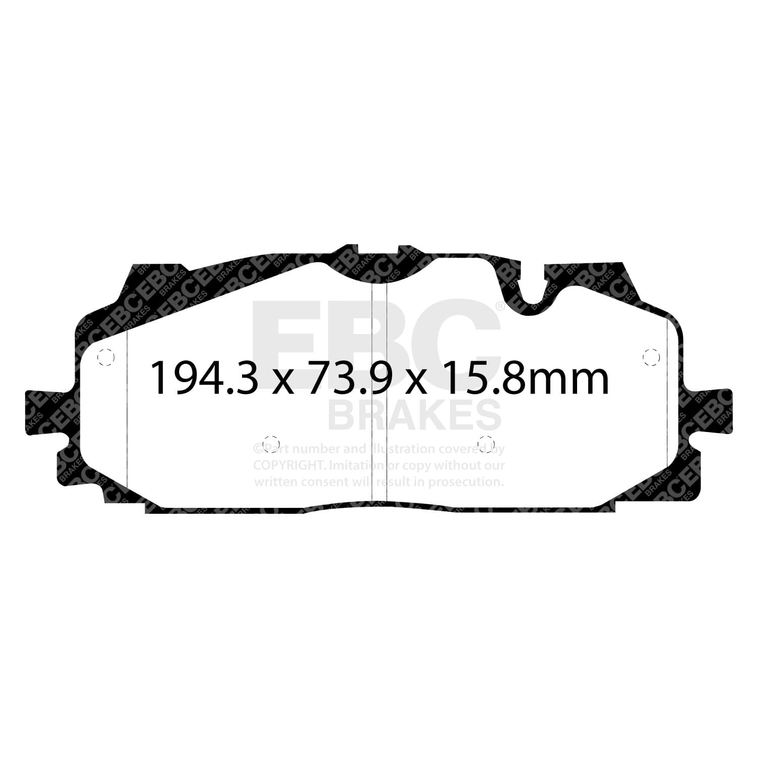 EBC Brakes - DP32277C - Disc Brake Pad image 3