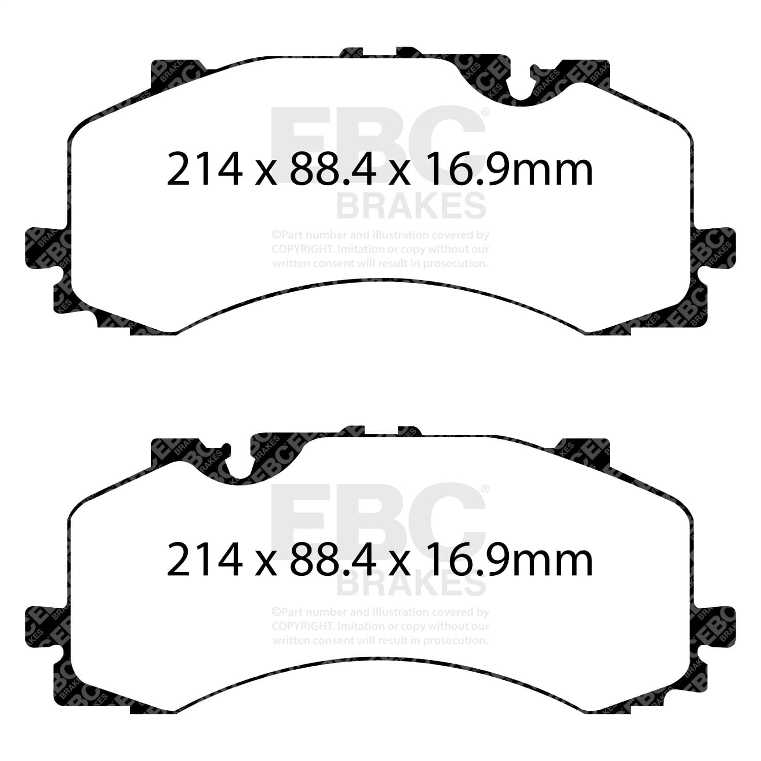 EBC Brakes - DP42279R - Disc Brake Pad image 2