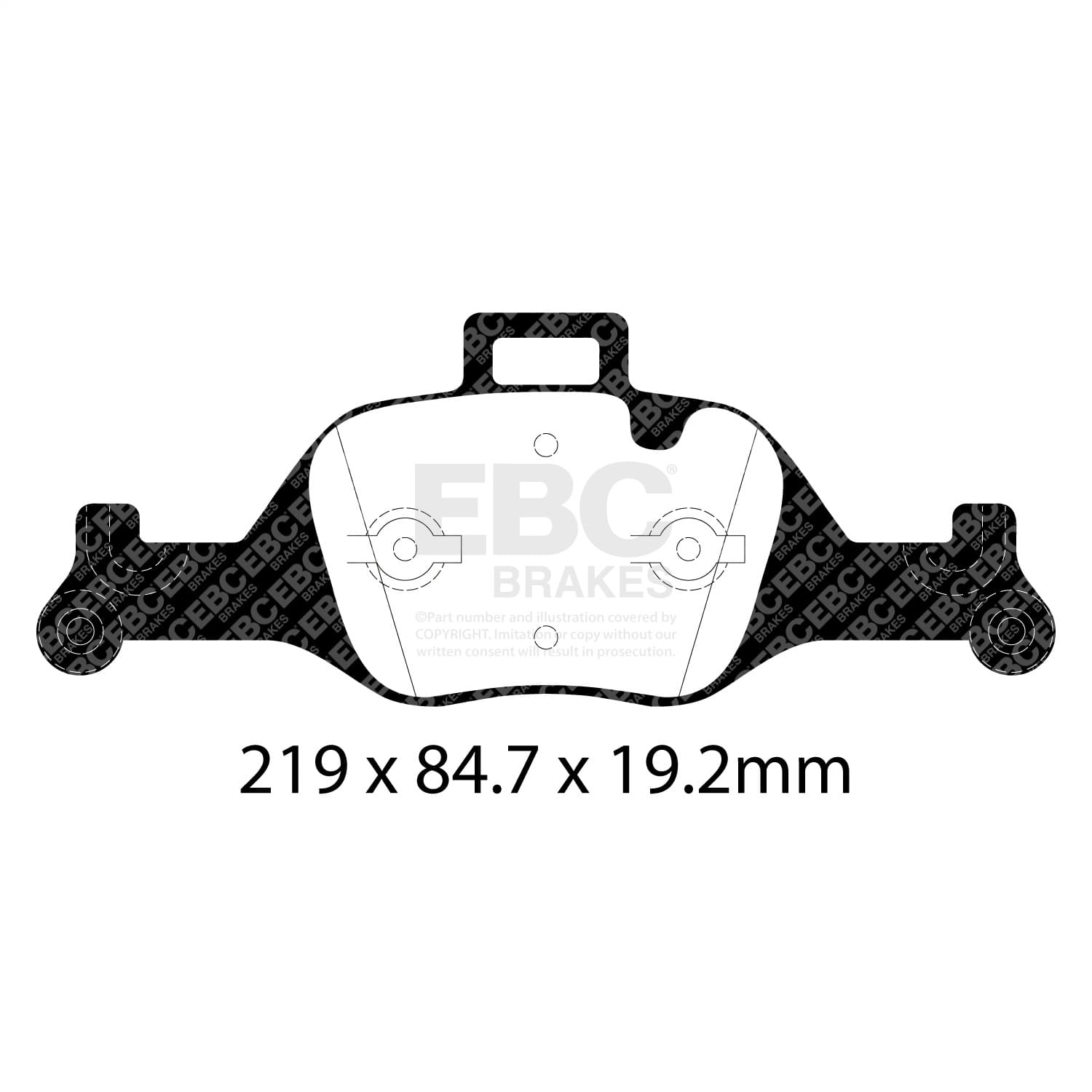 EBC Brakes - DP22289 - Disc Brake Pad image 2