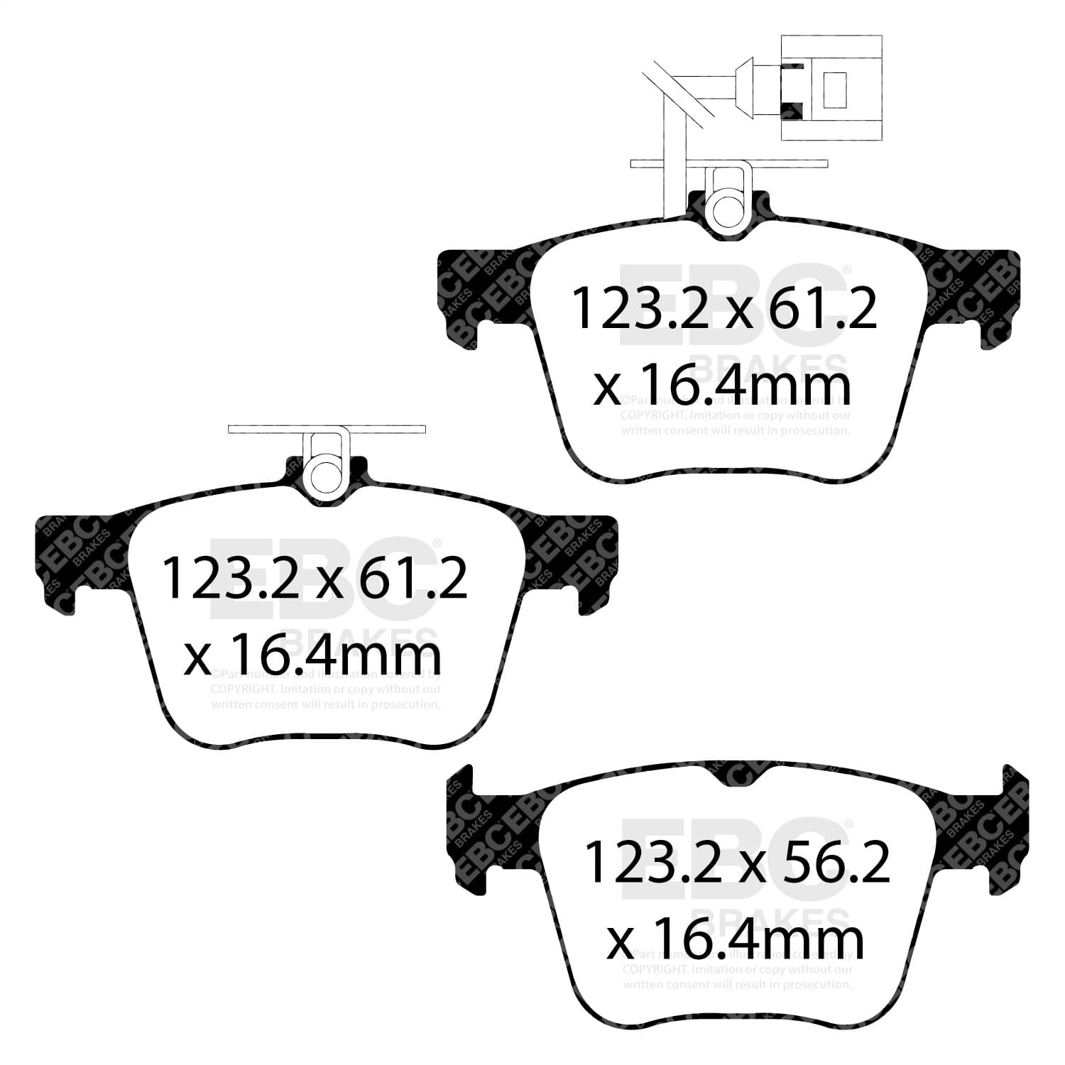 EBC Brakes - DP32295C - Disc Brake Pad image 5