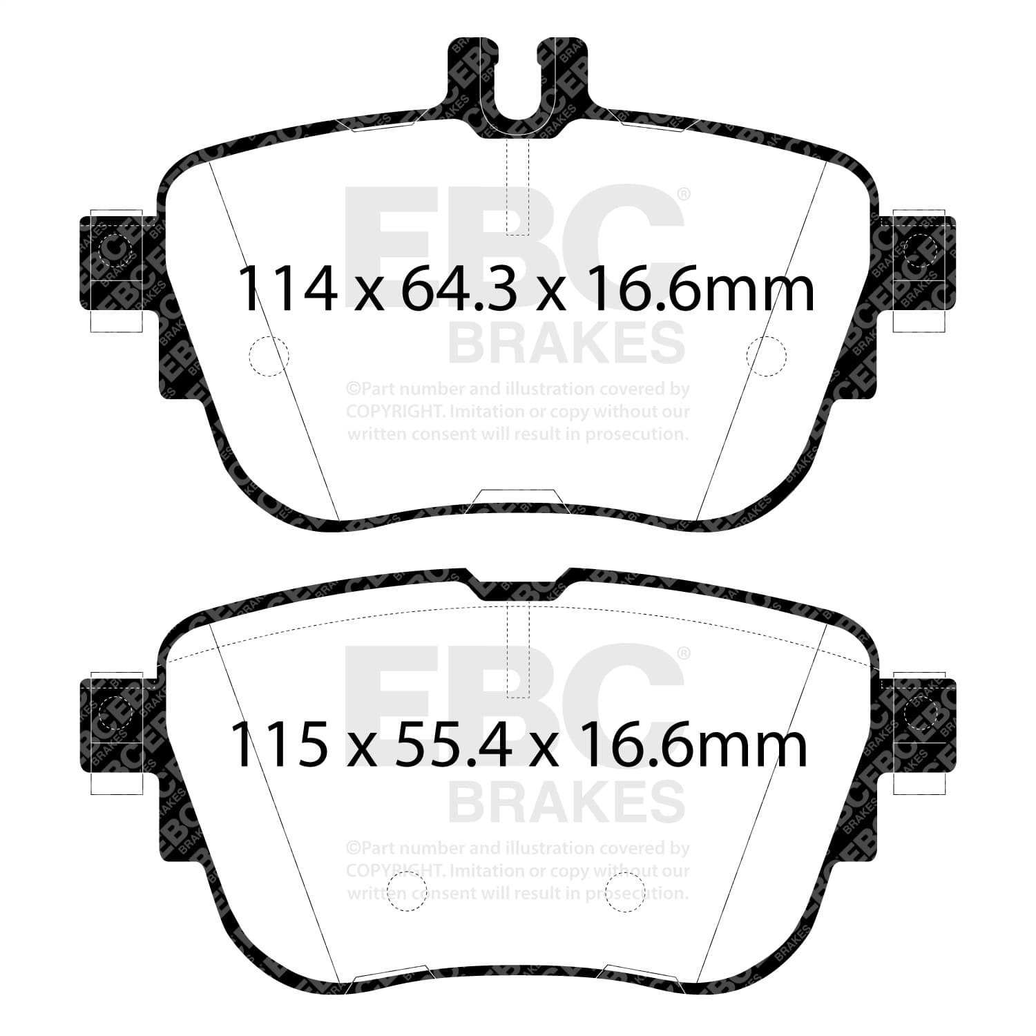 EBC Brakes - DP32297C - Disc Brake Pad image 5
