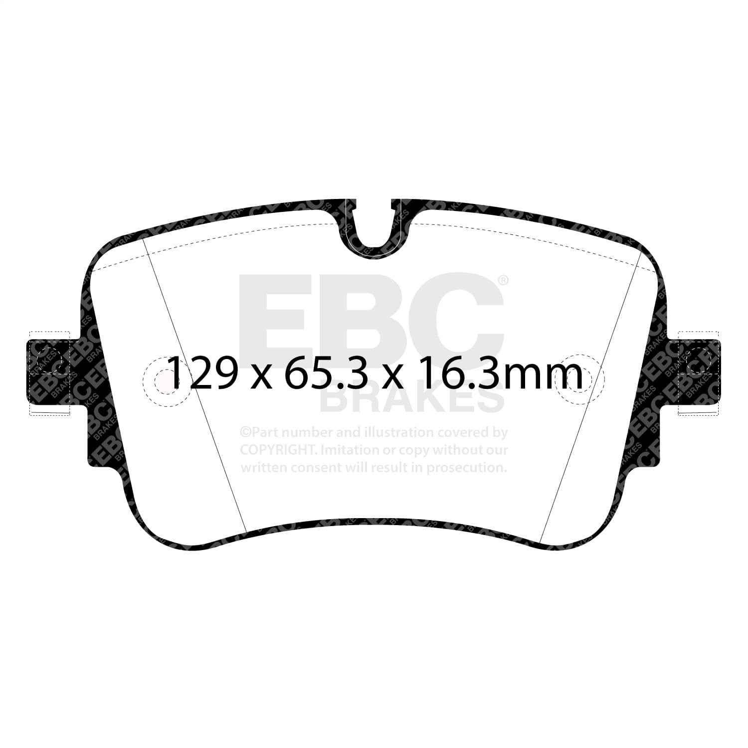 EBC Brakes - DP42299R - Disc Brake Pad image 3