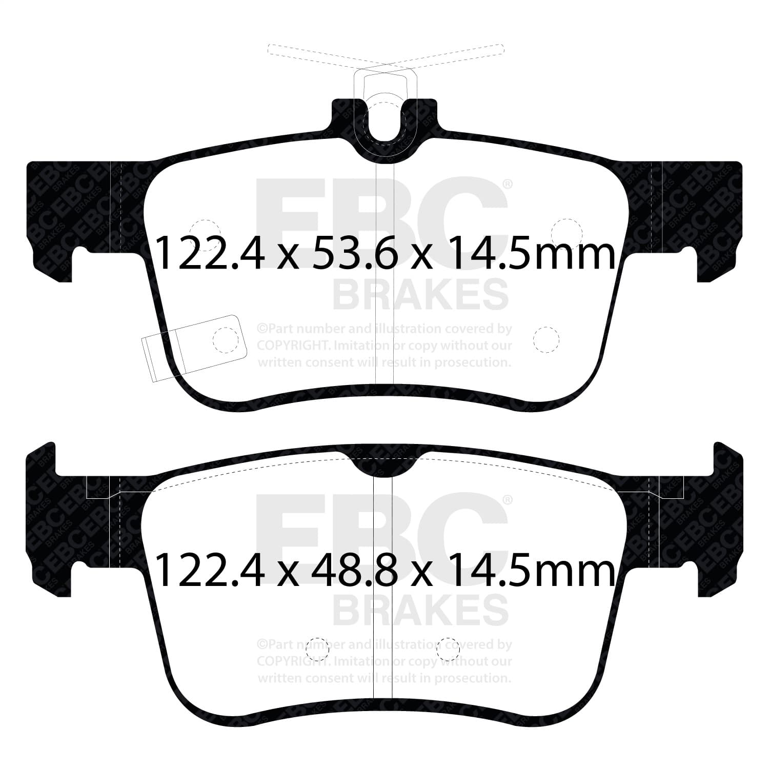 EBC Brakes - DP22301 - Disc Brake Pad image 3