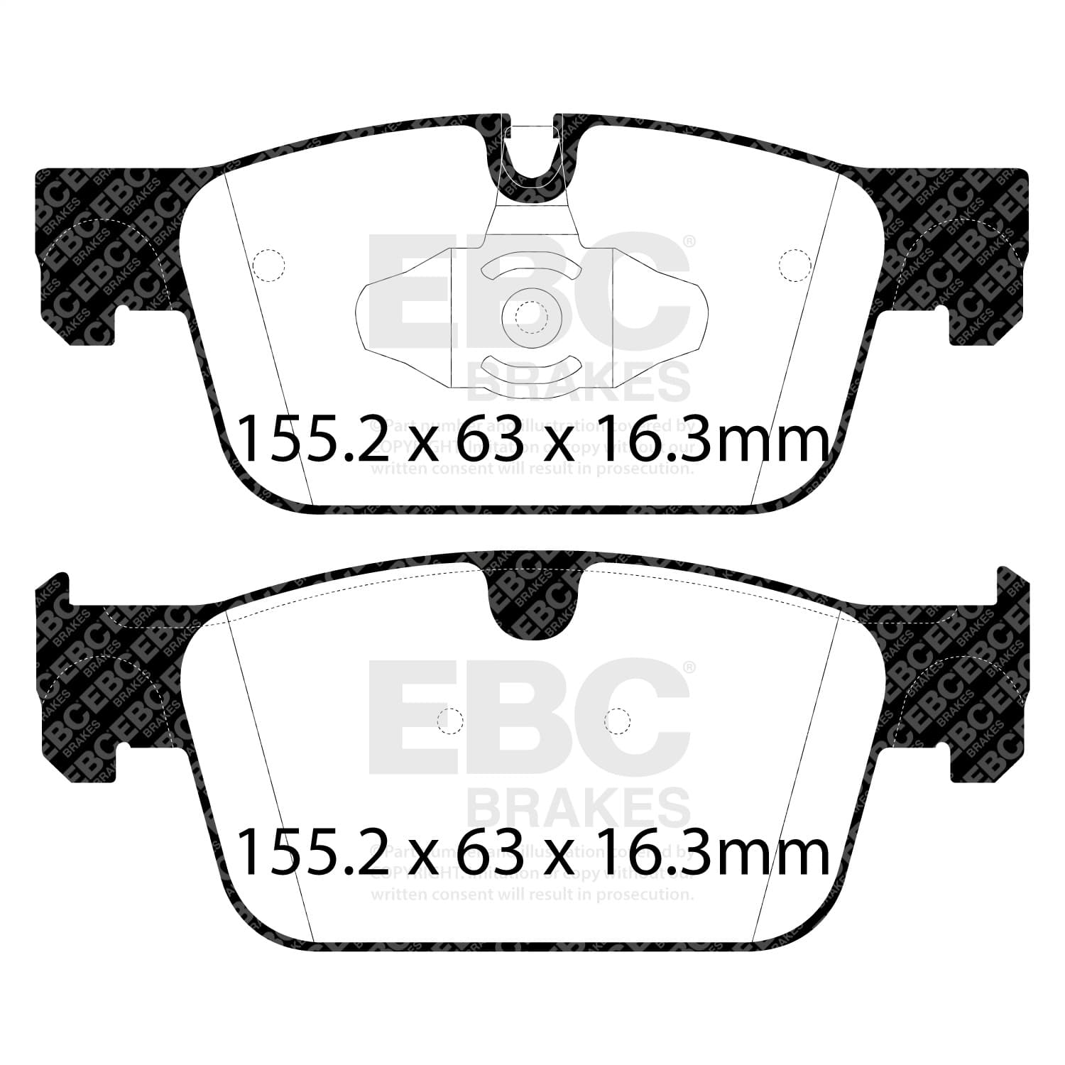 EBC Brakes - DP22305 - Disc Brake Pad image 5