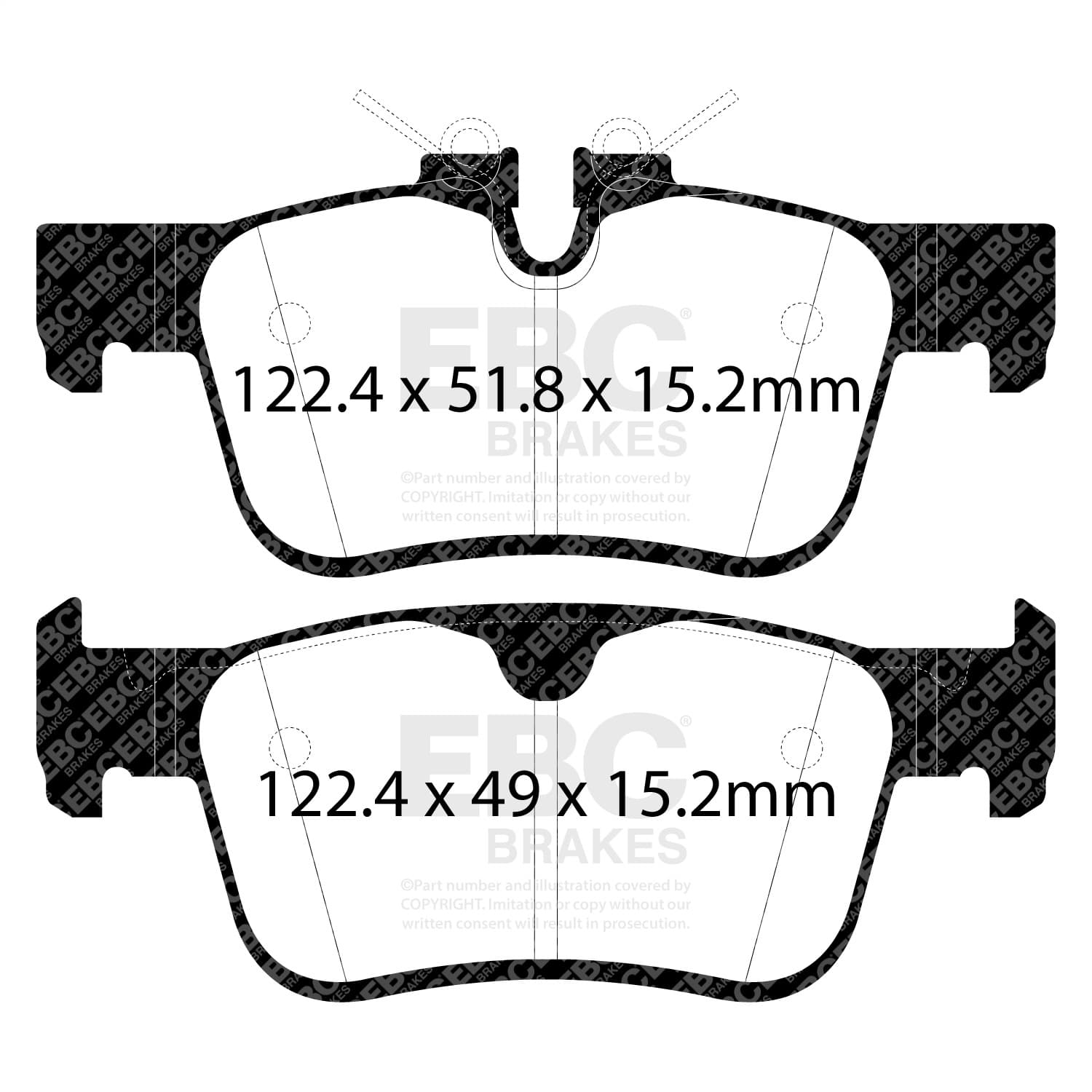 EBC Brakes - DP22306 - Disc Brake Pad image 4