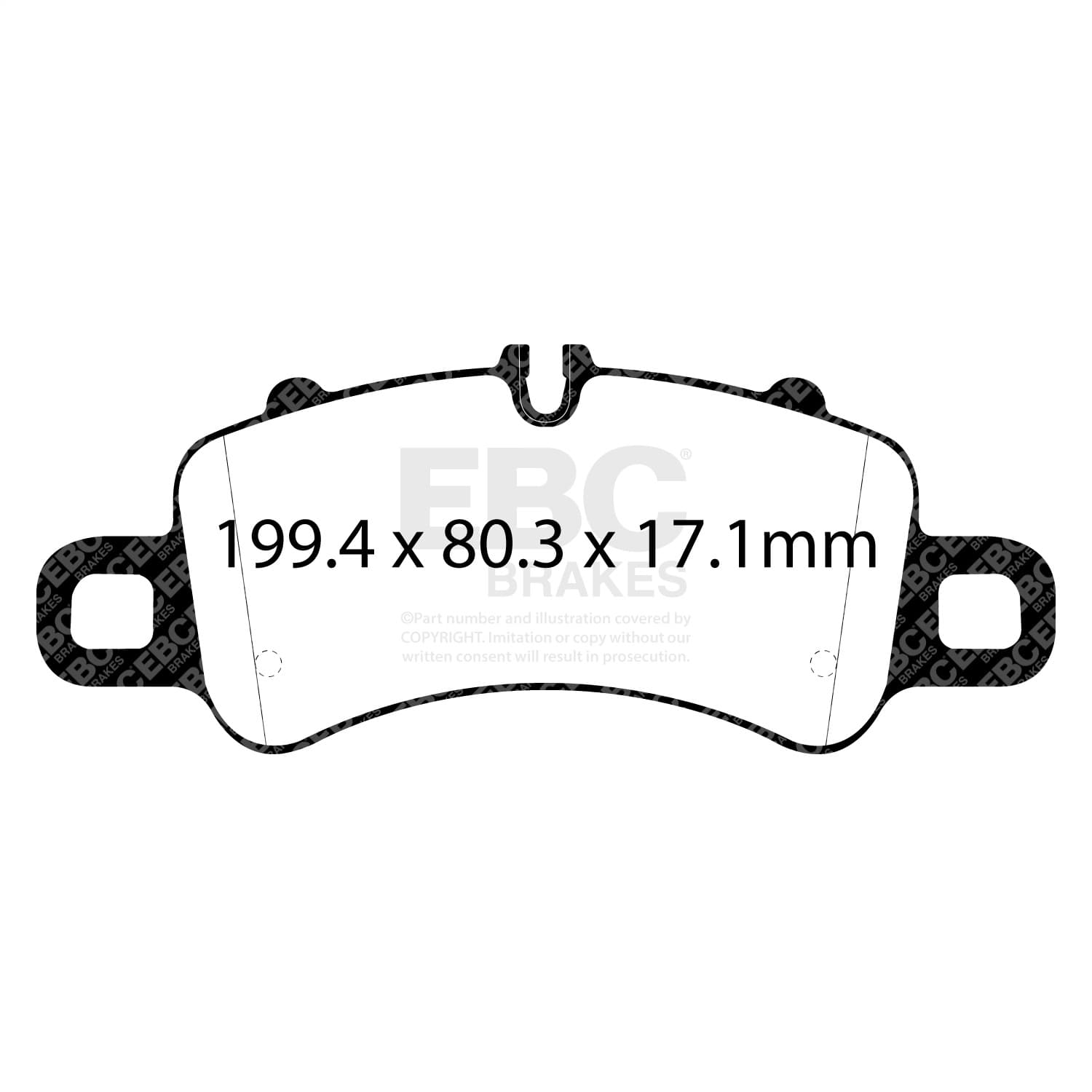 EBC Brakes - DP32307C - Disc Brake Pad image 2