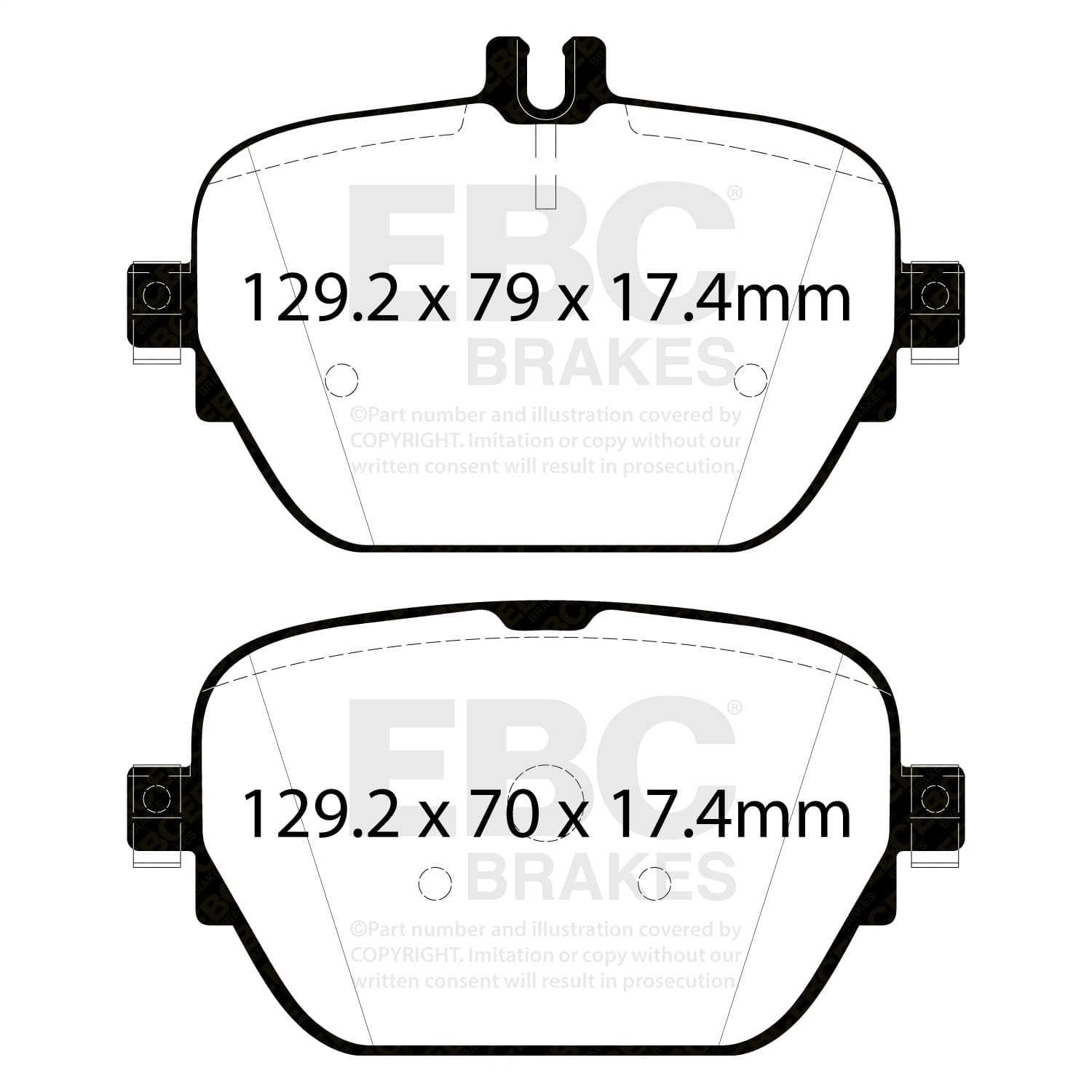 EBC Brakes - DP42314R - Disc Brake Pad image 4