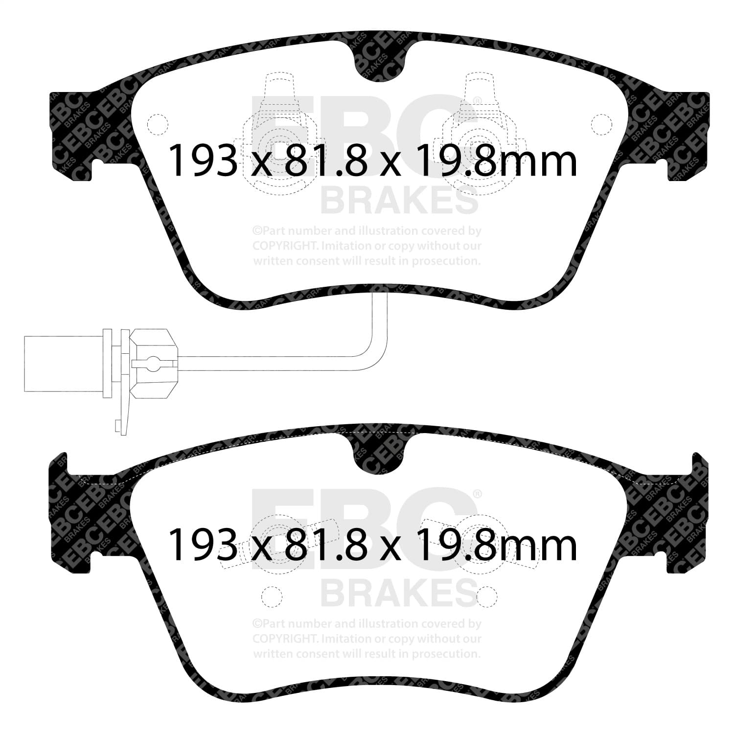 EBC Brakes - DP42317R - Disc Brake Pad image 3