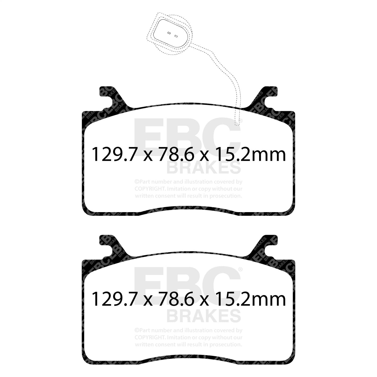 EBC Brakes - DP42325R - Disc Brake Pad image 4