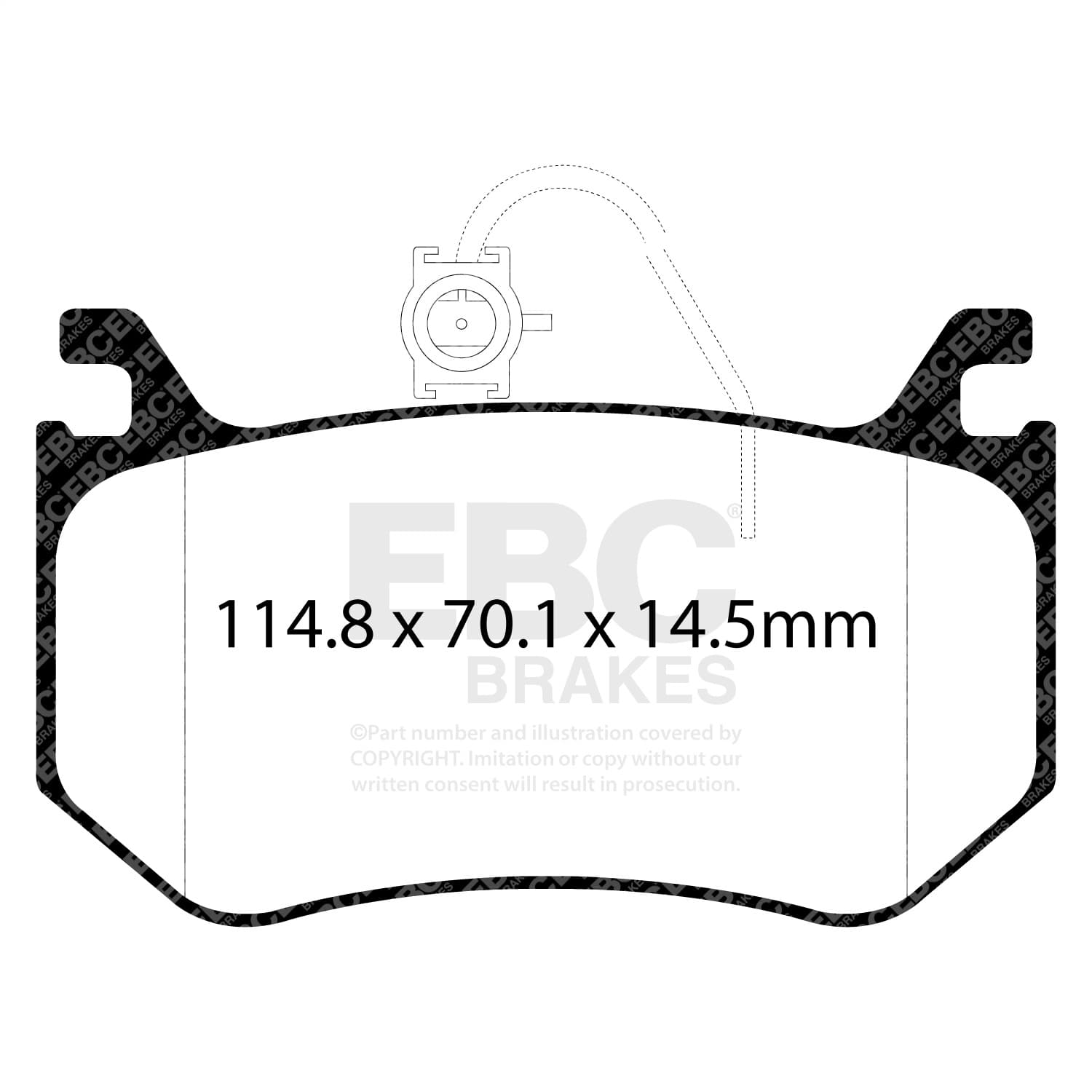 EBC Brakes - DP42326R - Disc Brake Pad image 4
