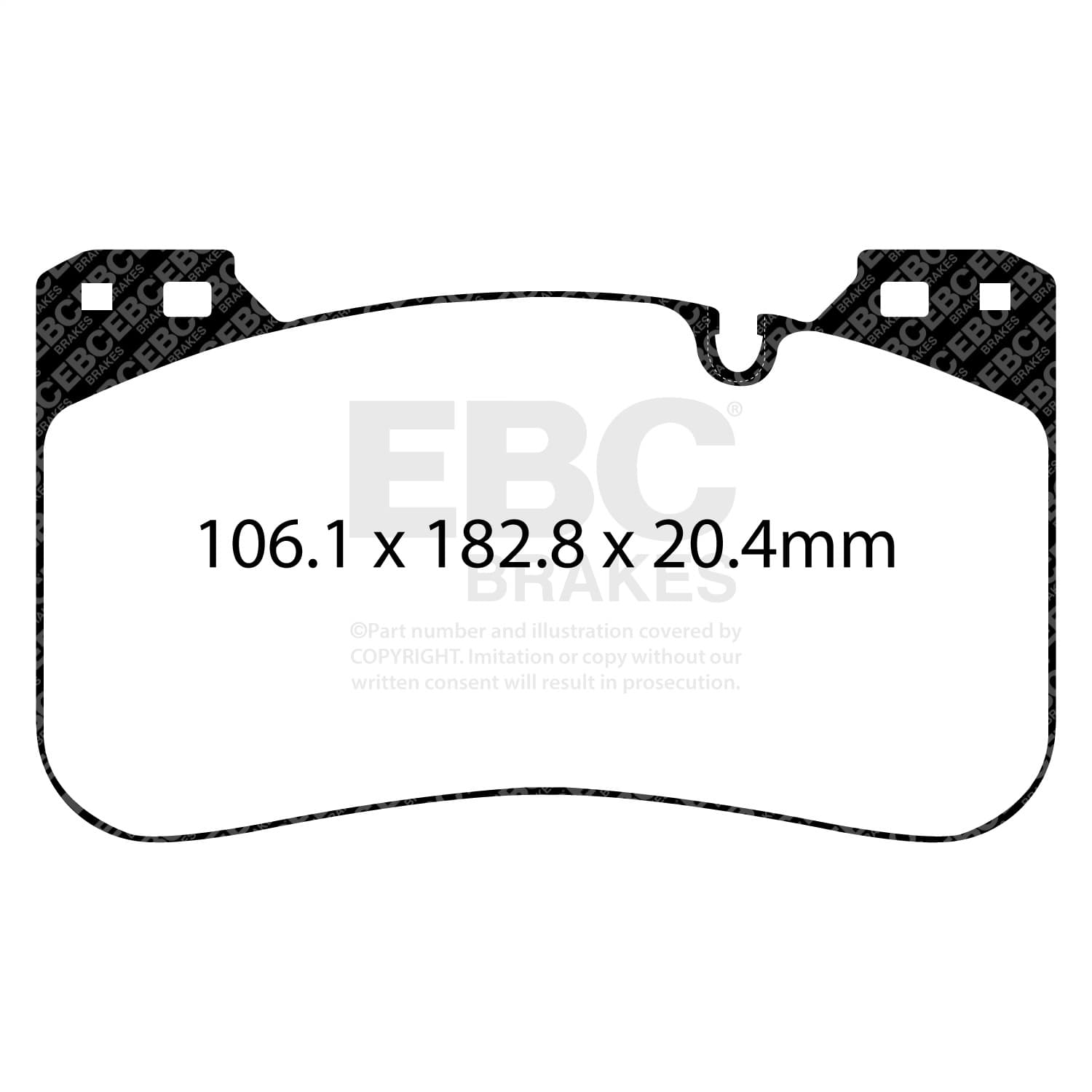 EBC Brakes - DP32331C - Disc Brake Pad image 3