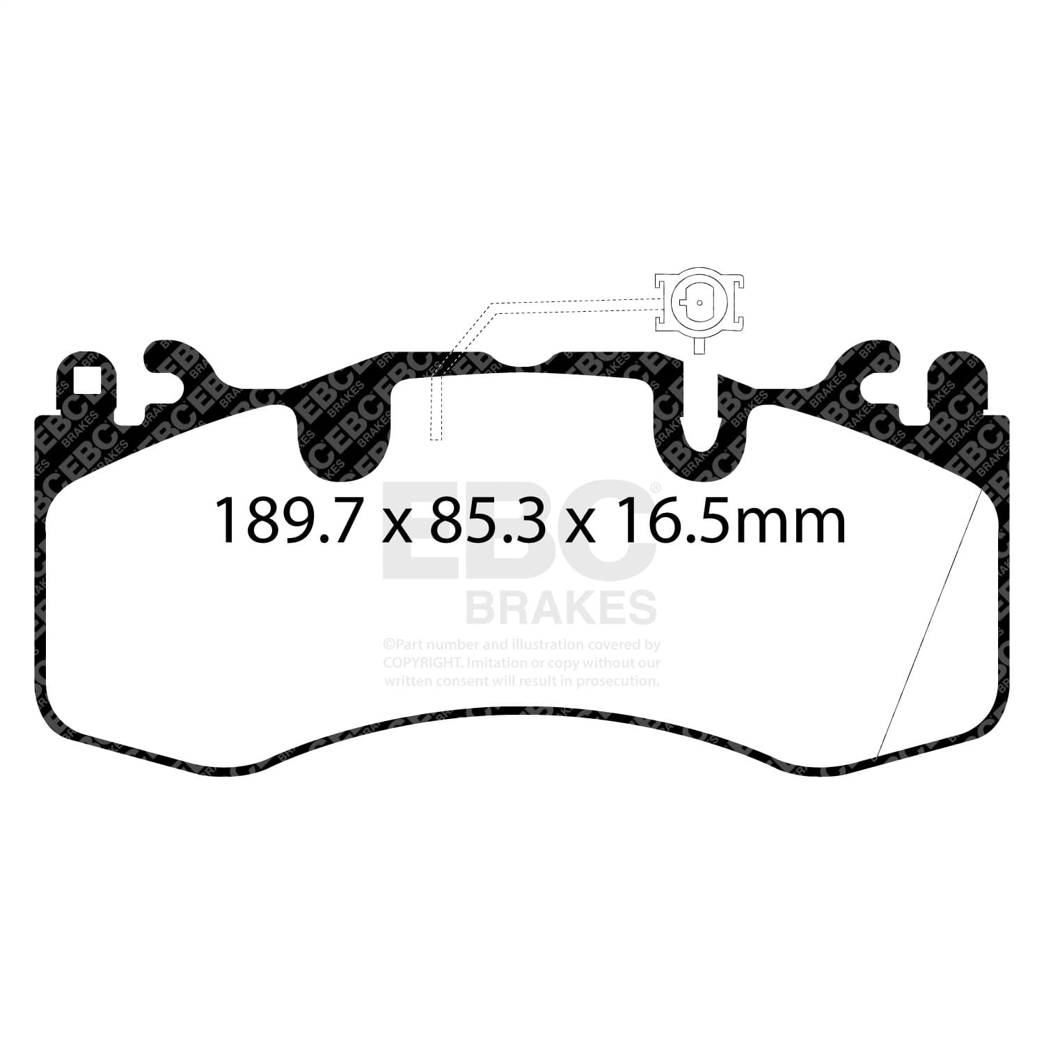 EBC Brakes - DP42336R - Disc Brake Pad image 5