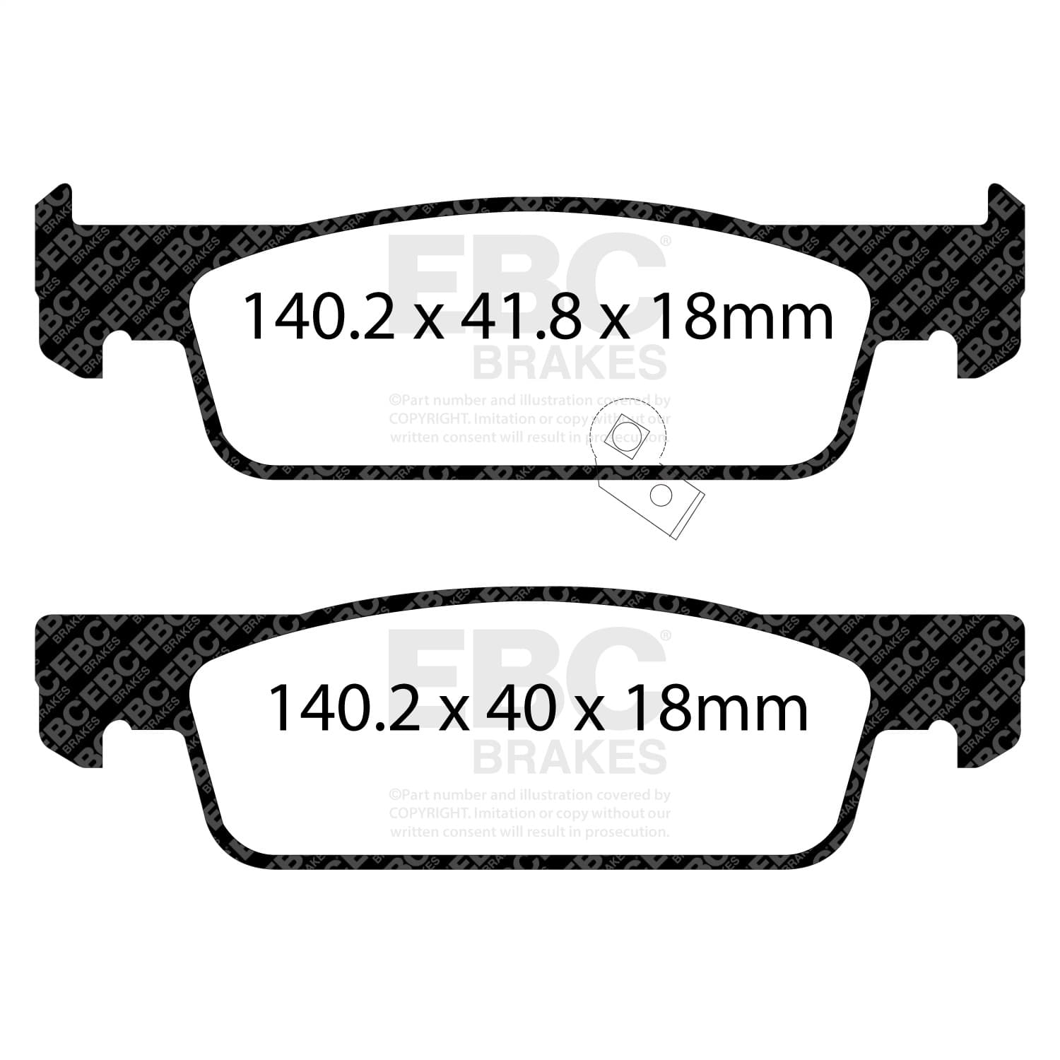 EBC Brakes - DP22341 - Disc Brake Pad image 5