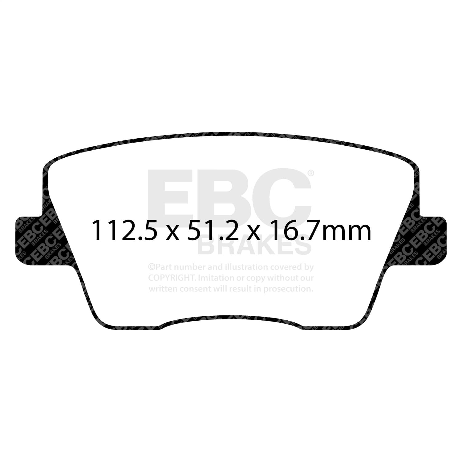 EBC Brakes - DP22344 - Disc Brake Pad image 3