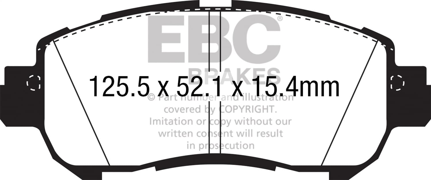 EBC Brakes - DP42346R - Disc Brake Pad image 3