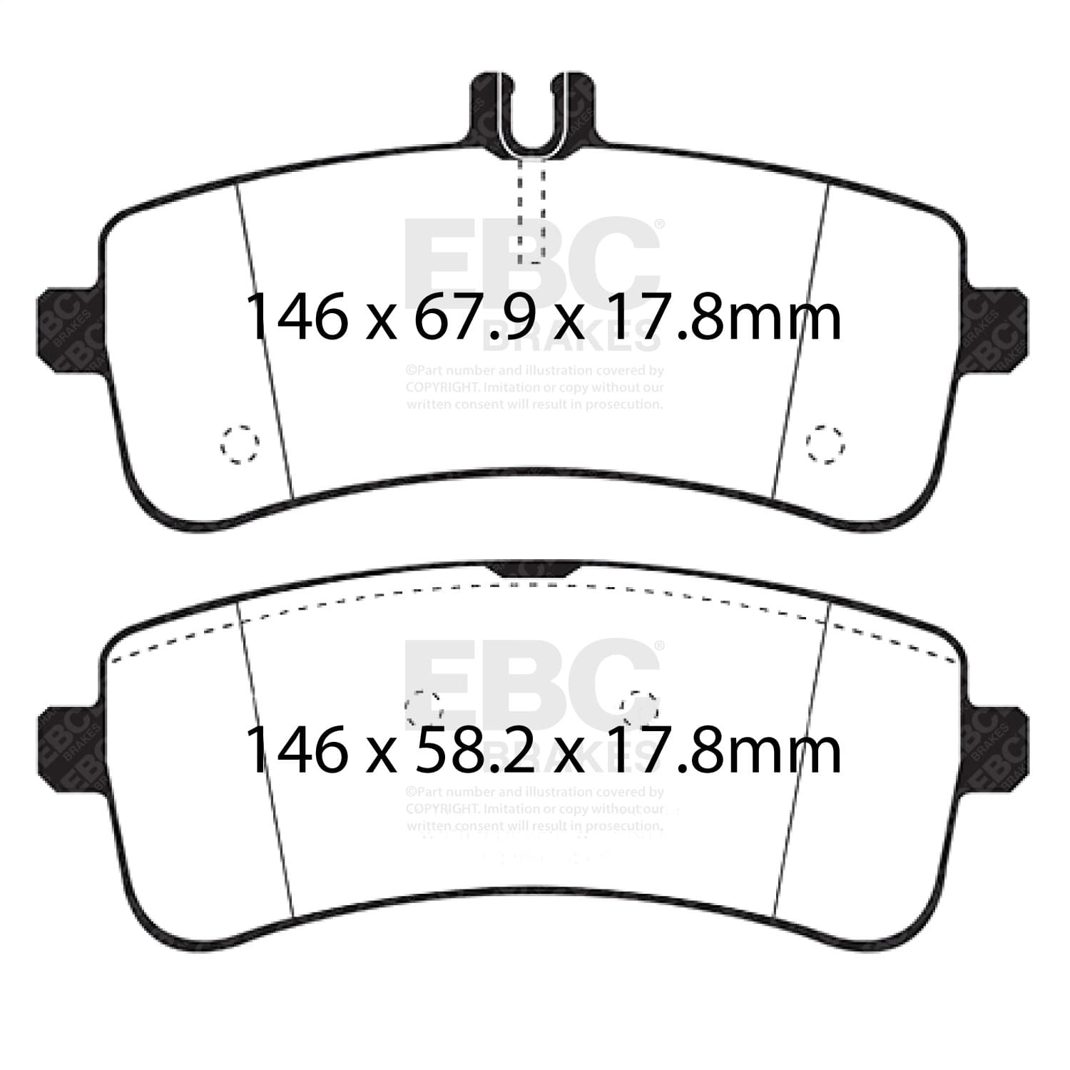 EBC Brakes - DP32350C - Disc Brake Pad image 3
