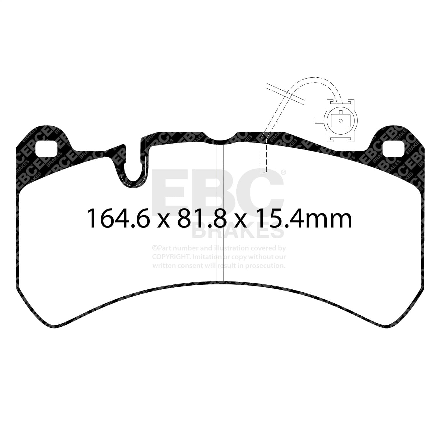 EBC Brakes - DP42354R - Disc Brake Pad image 3