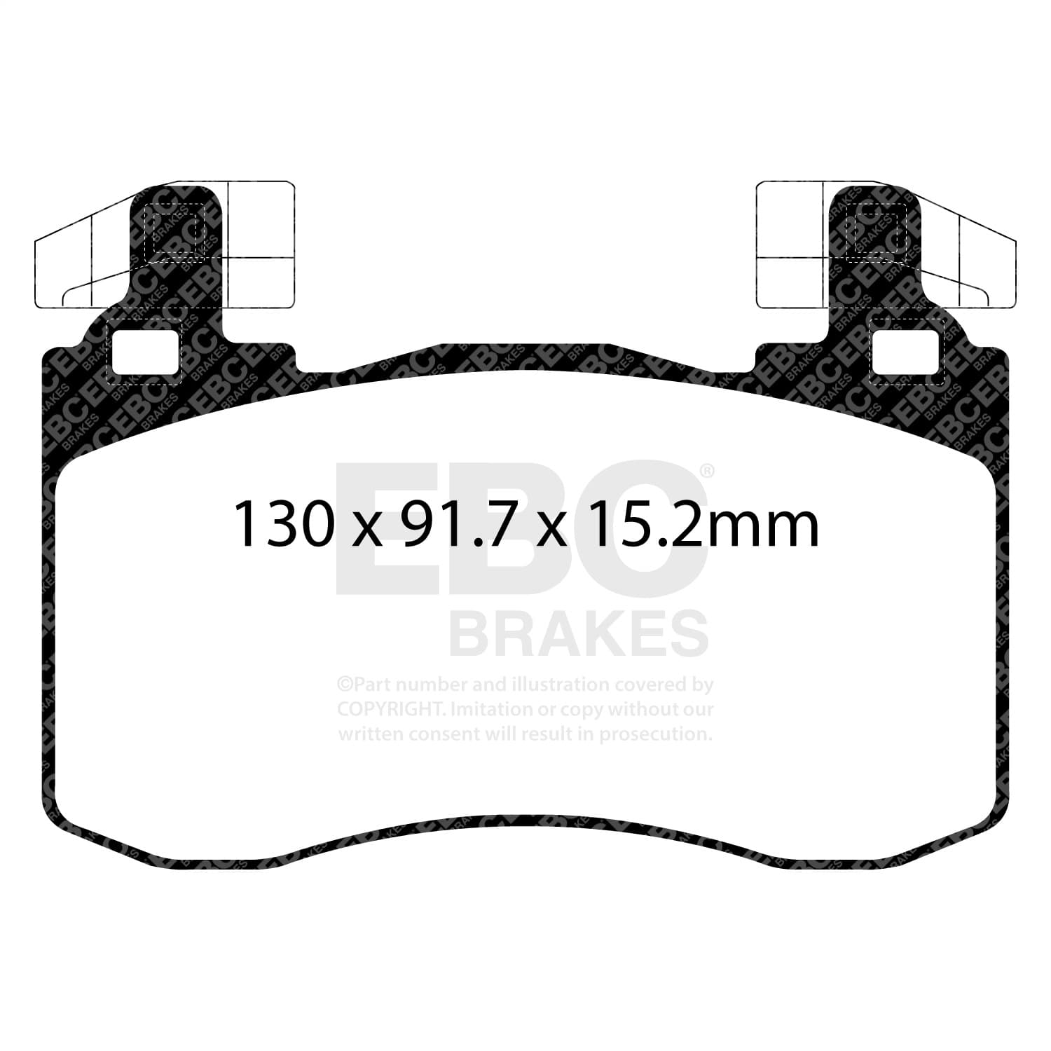 EBC Brakes - DP22356 - Disc Brake Pad image 2