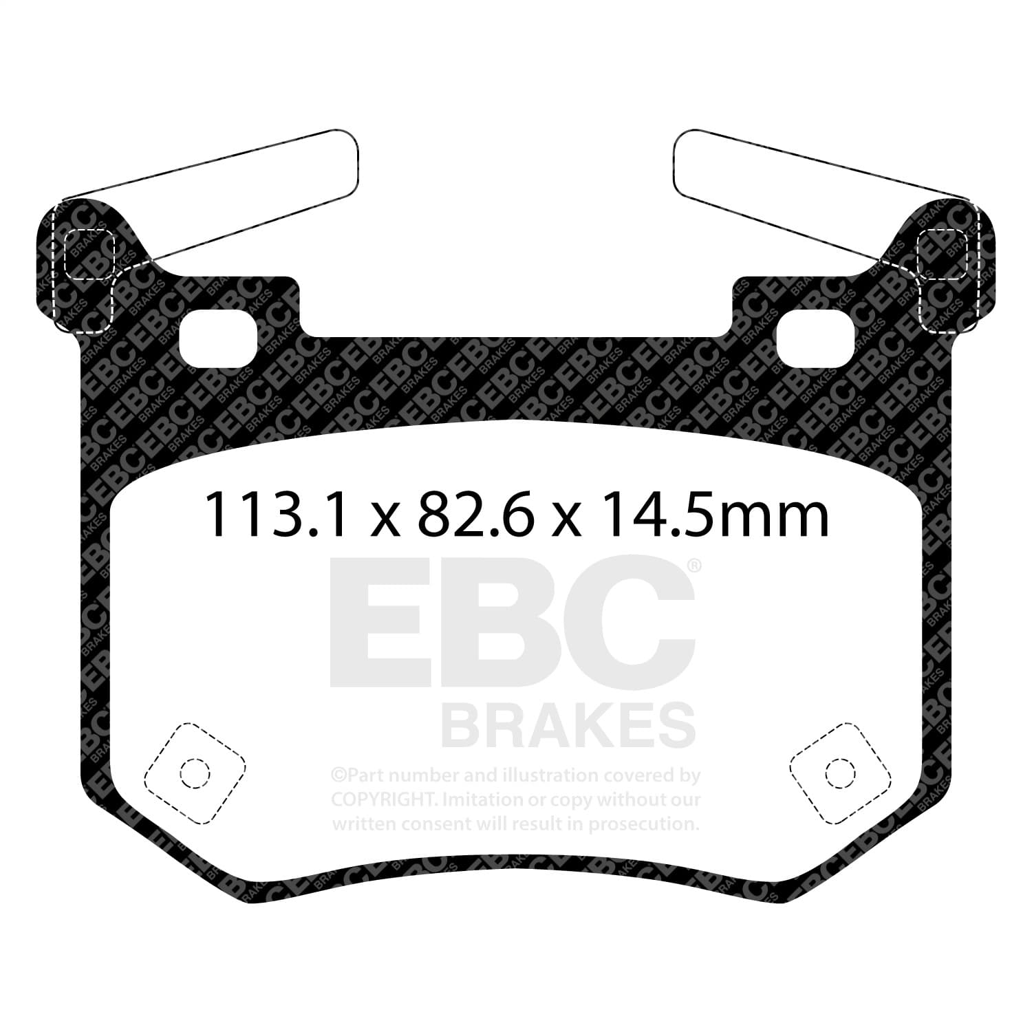 EBC Brakes - DP22357 - Disc Brake Pad image 5