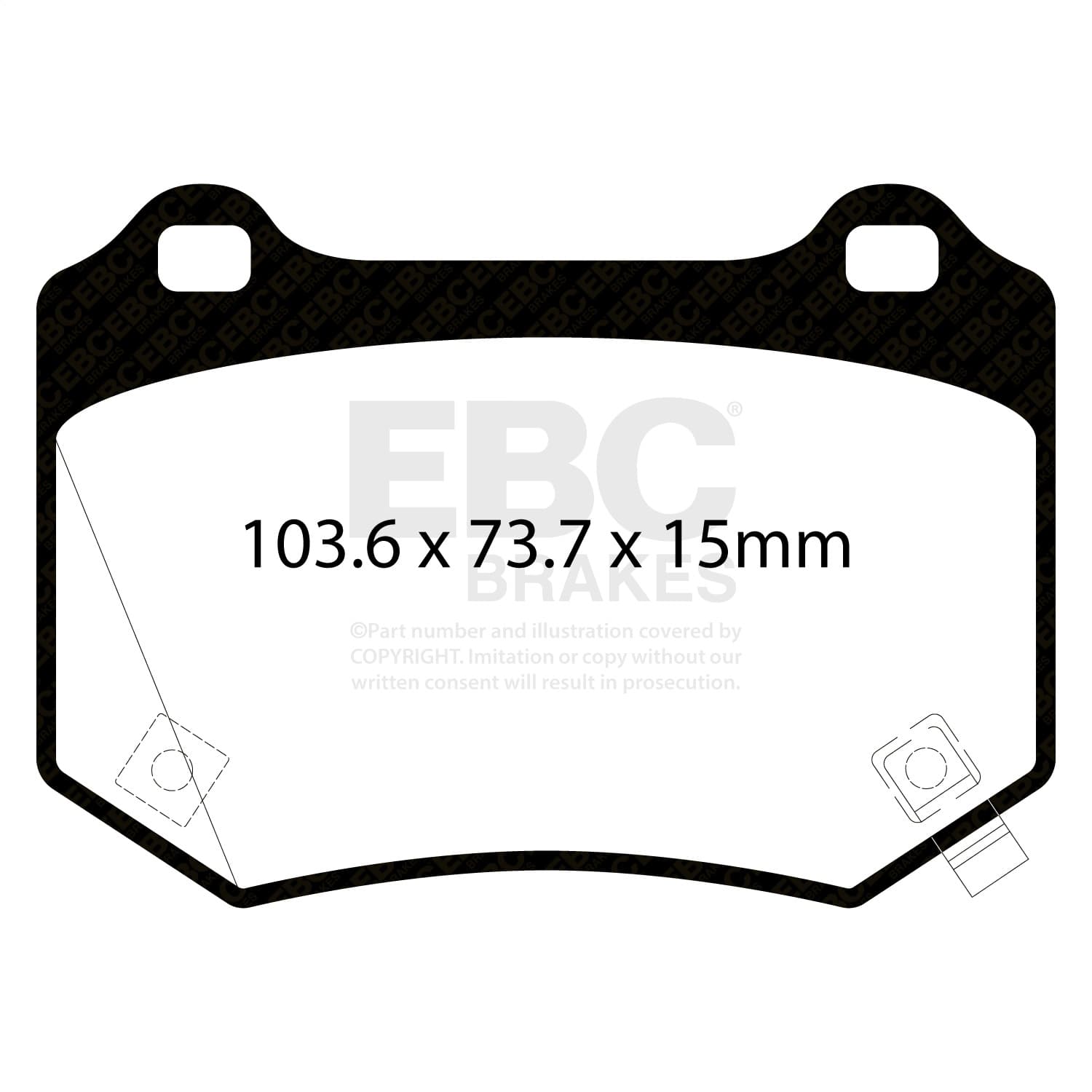 EBC Brakes - DP42361R - Disc Brake Pad image 4