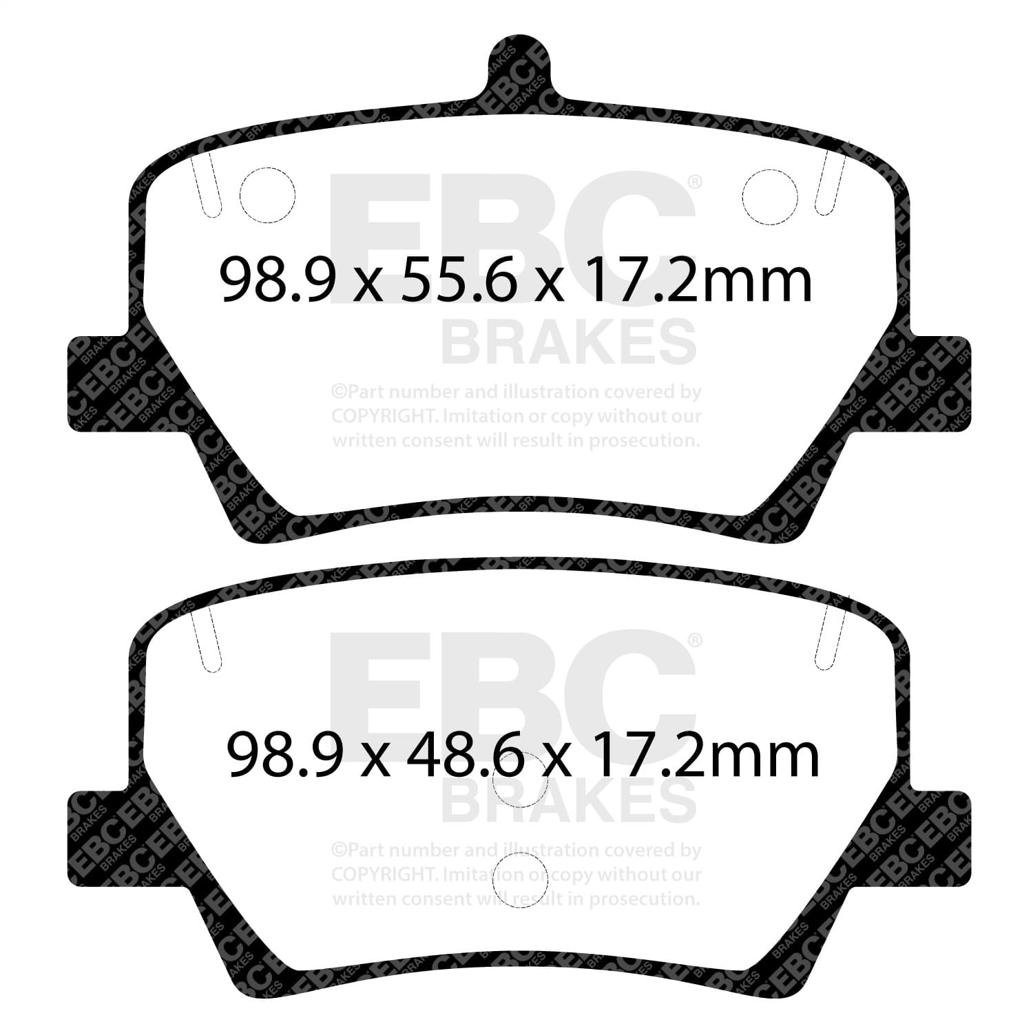 EBC Brakes - DP42366R - Disc Brake Pad image 3