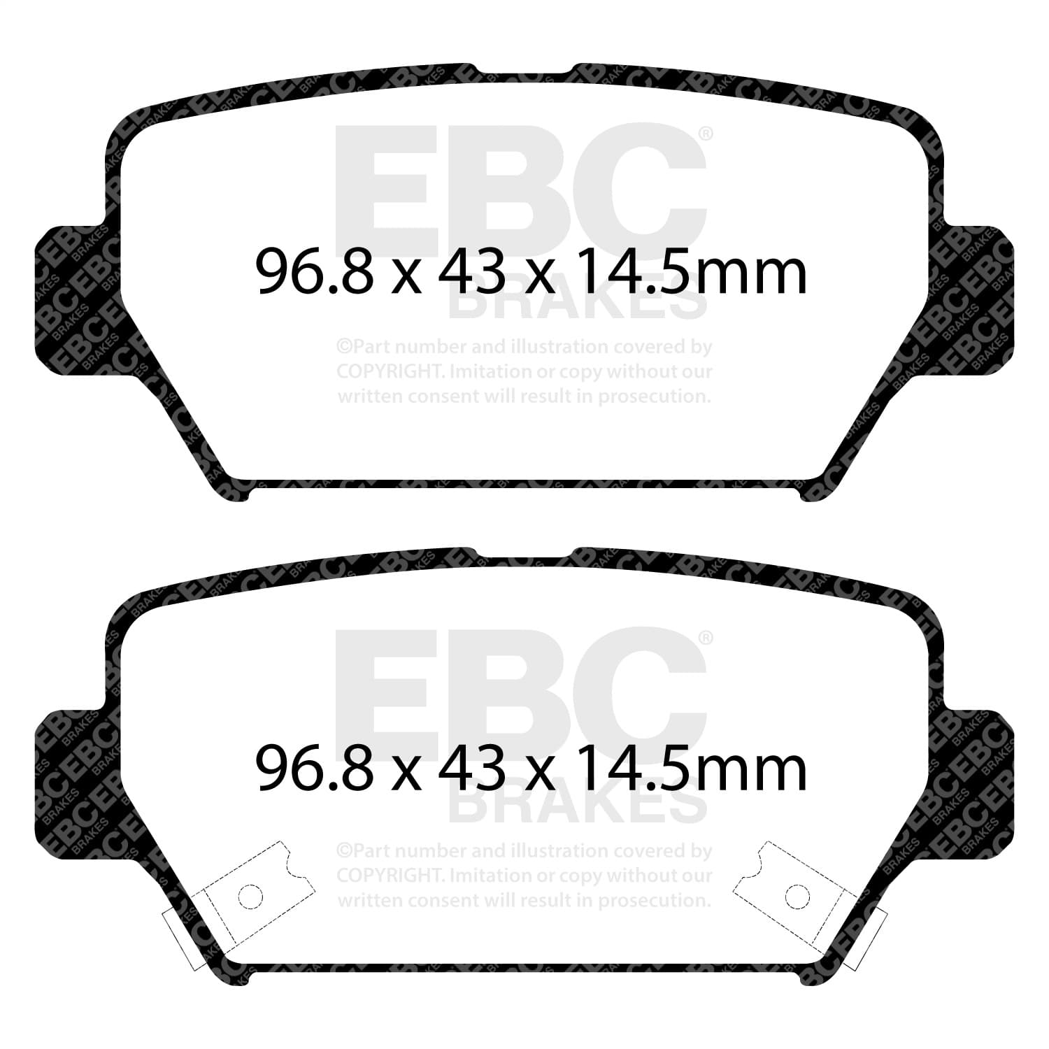 EBC Brakes - DP42369R - Disc Brake Pad image 5