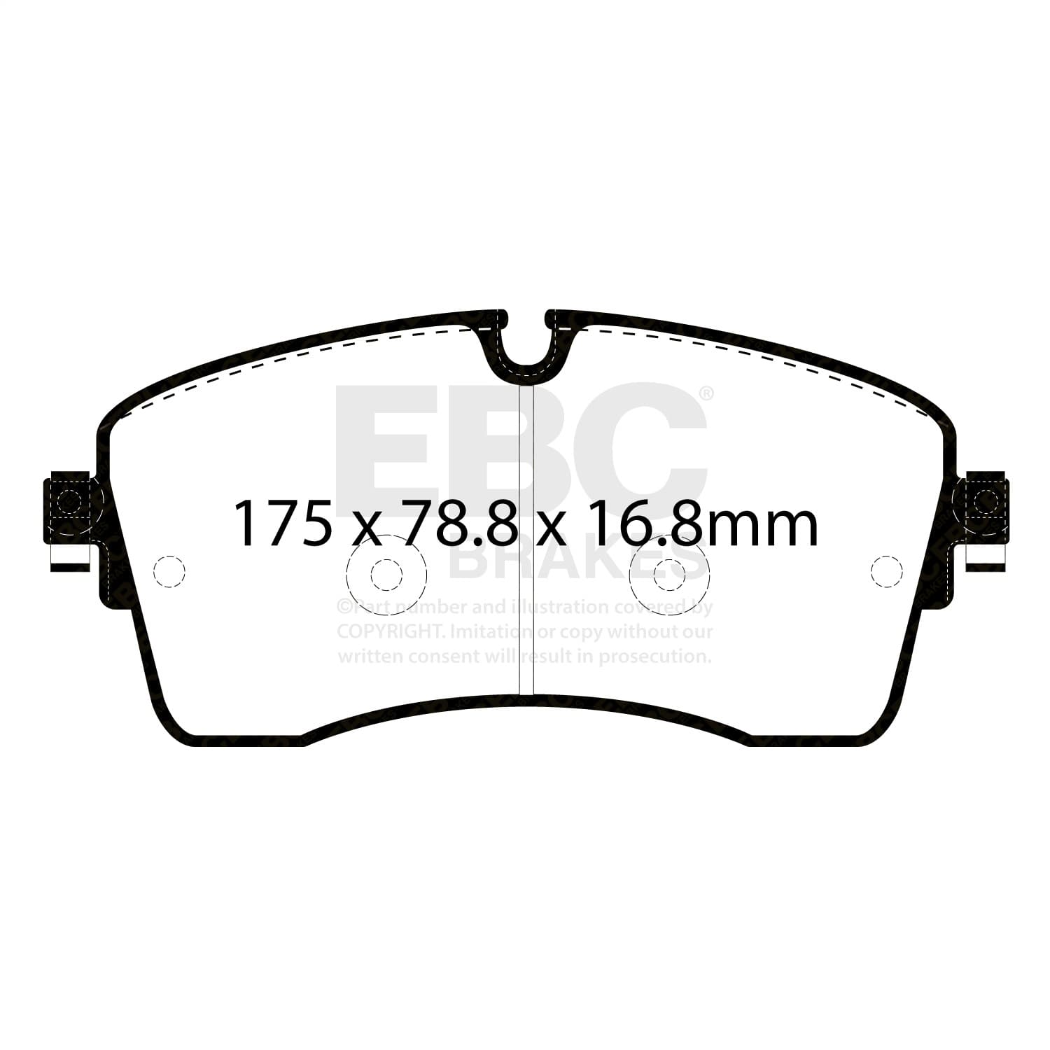 EBC Brakes - DP62385 - Disc Brake Pad image 2