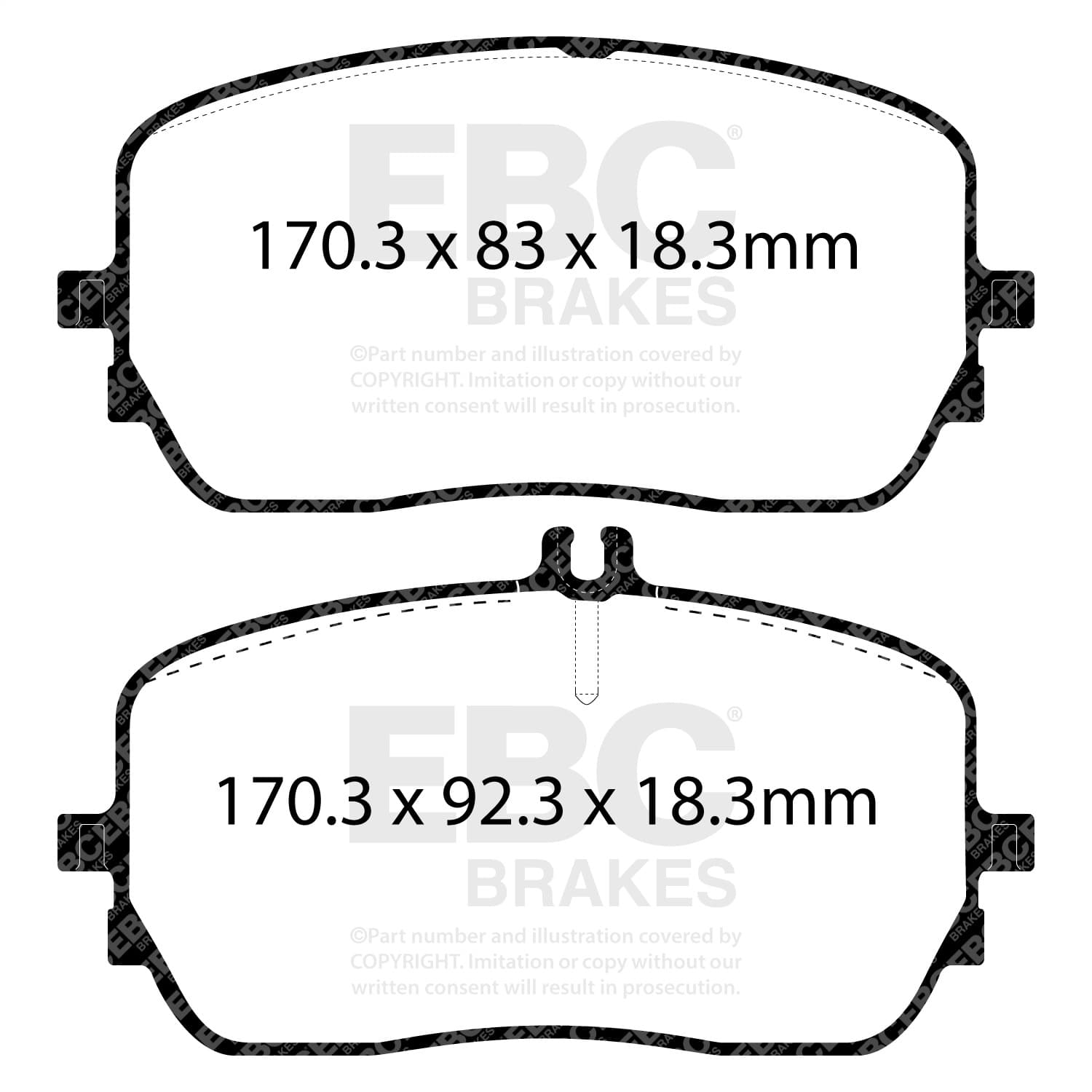 EBC Brakes - DP42396R - Disc Brake Pad image 3