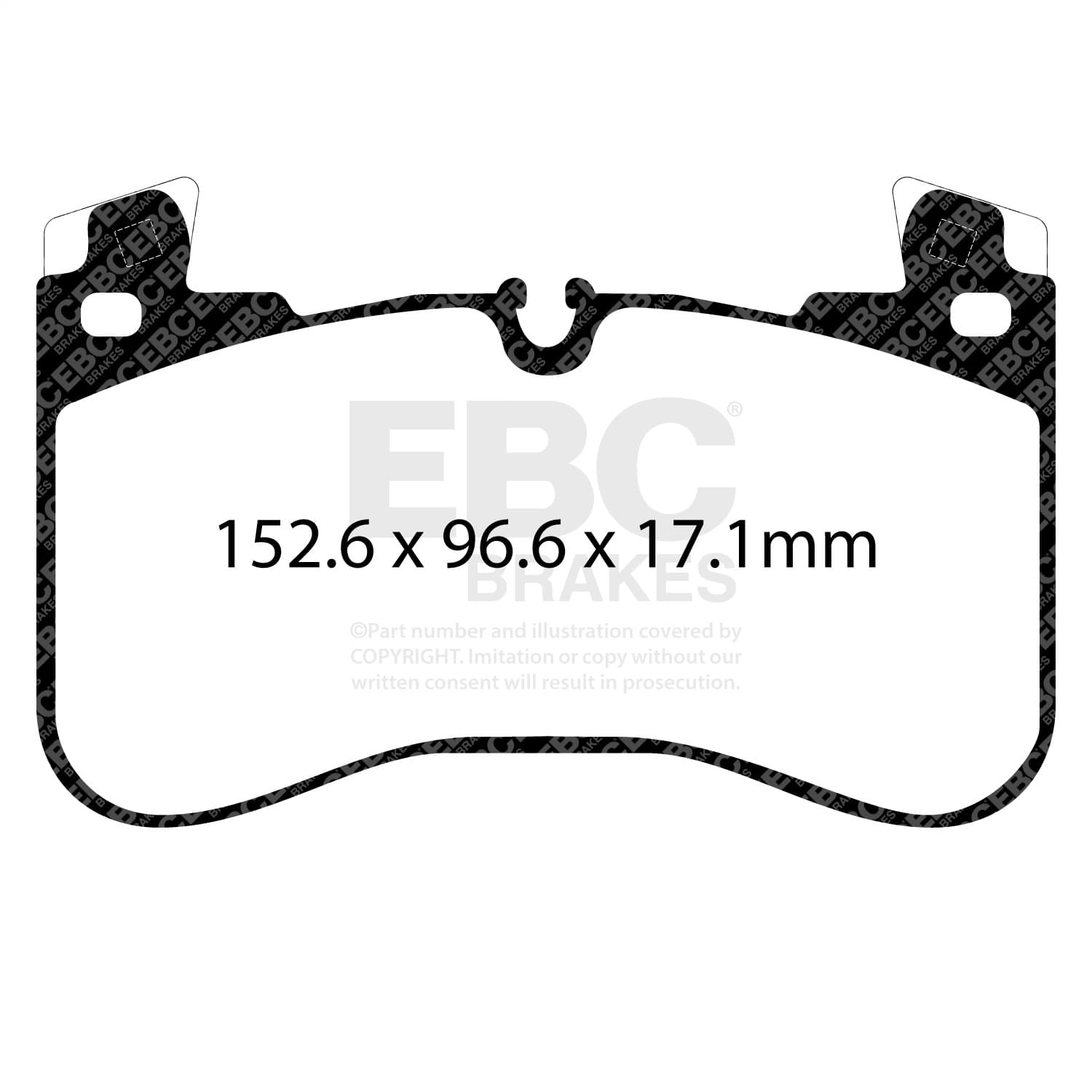 EBC Brakes - UD2184 - Disc Brake Pad image 4