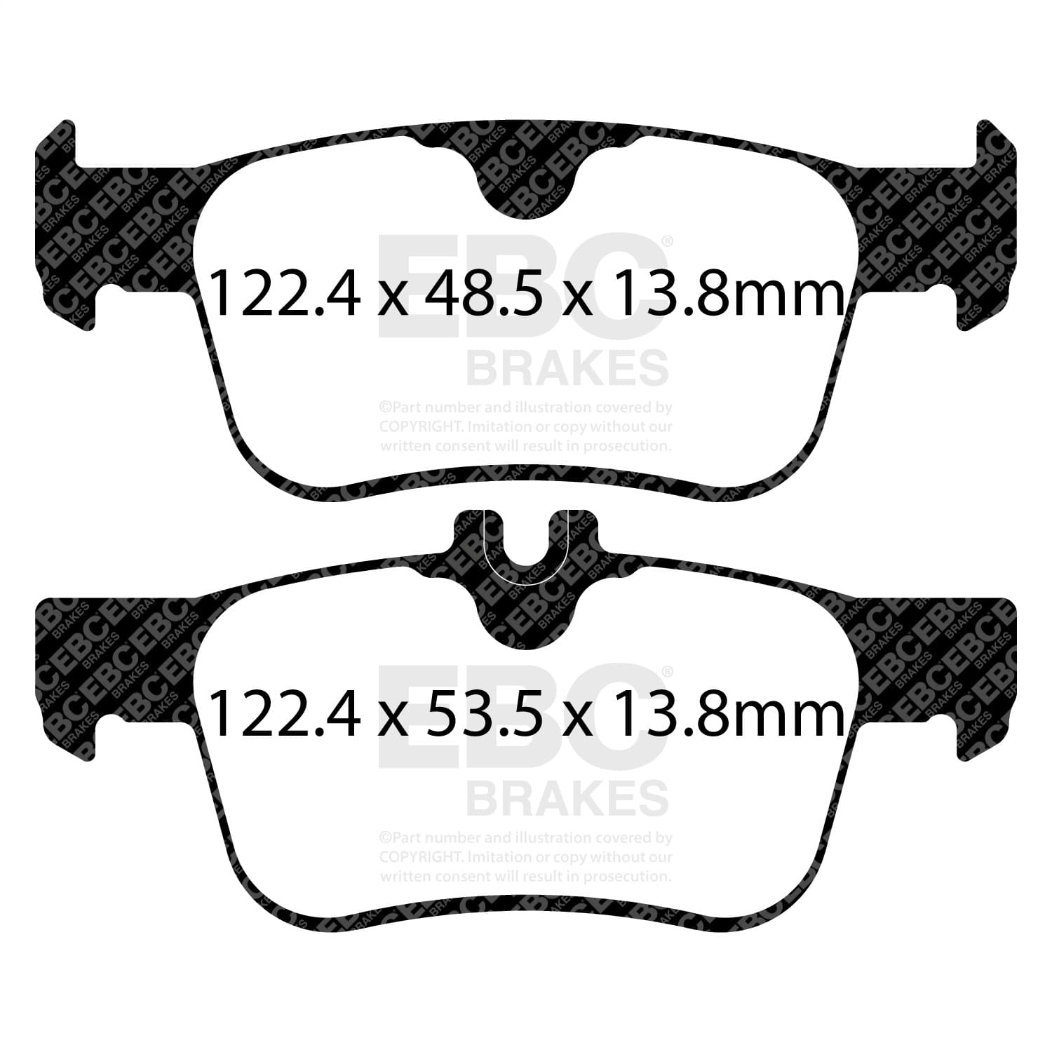 EBC Brakes - DP22402 - Disc Brake Pad image 3