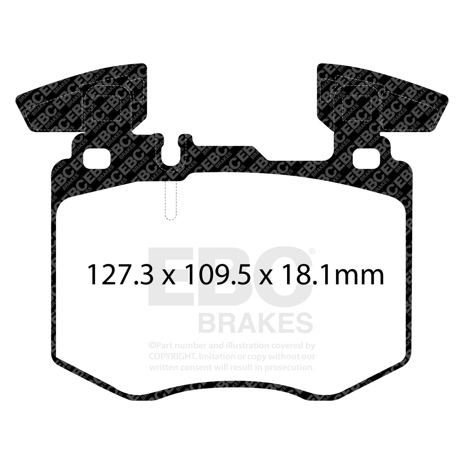 EBC Brakes - DP42408R - Disc Brake Pad image 4