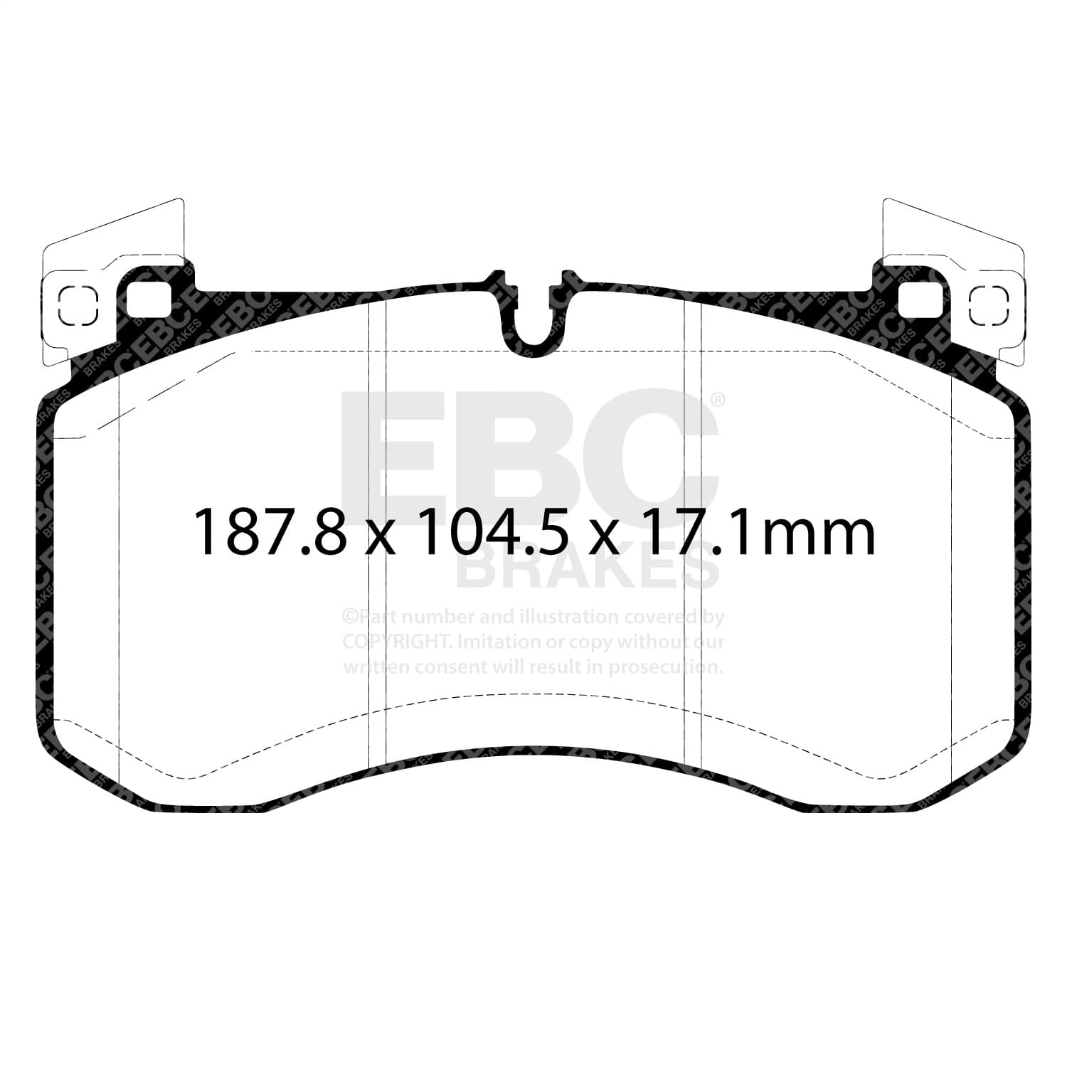 EBC Brakes - DP42409R - Disc Brake Pad image 2