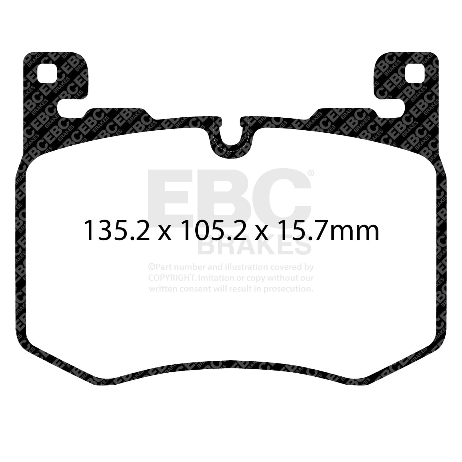 EBC Brakes - DP42412R - Disc Brake Pad image 3