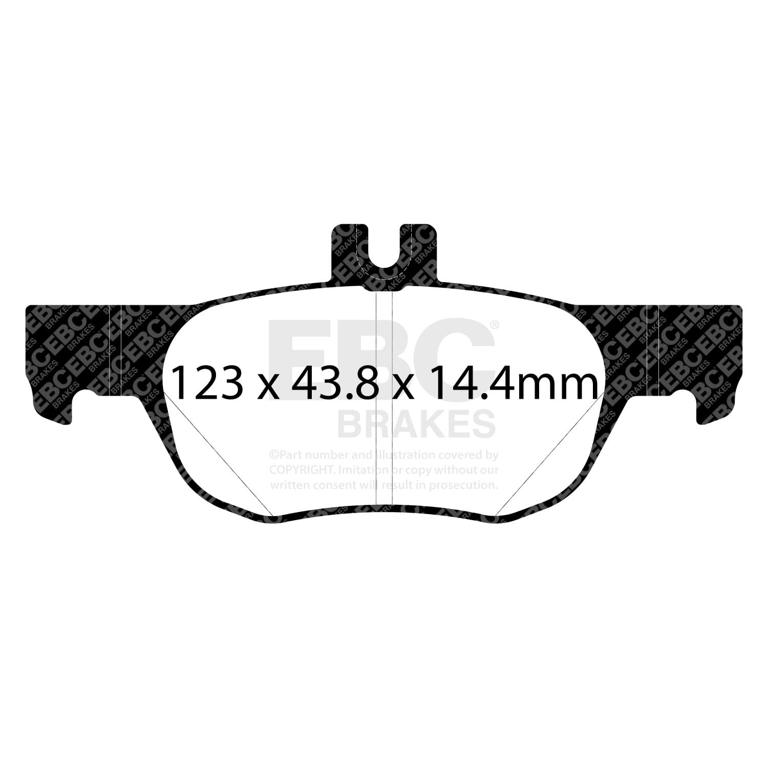 EBC Brakes - UD2219 - Disc Brake Pad image 3