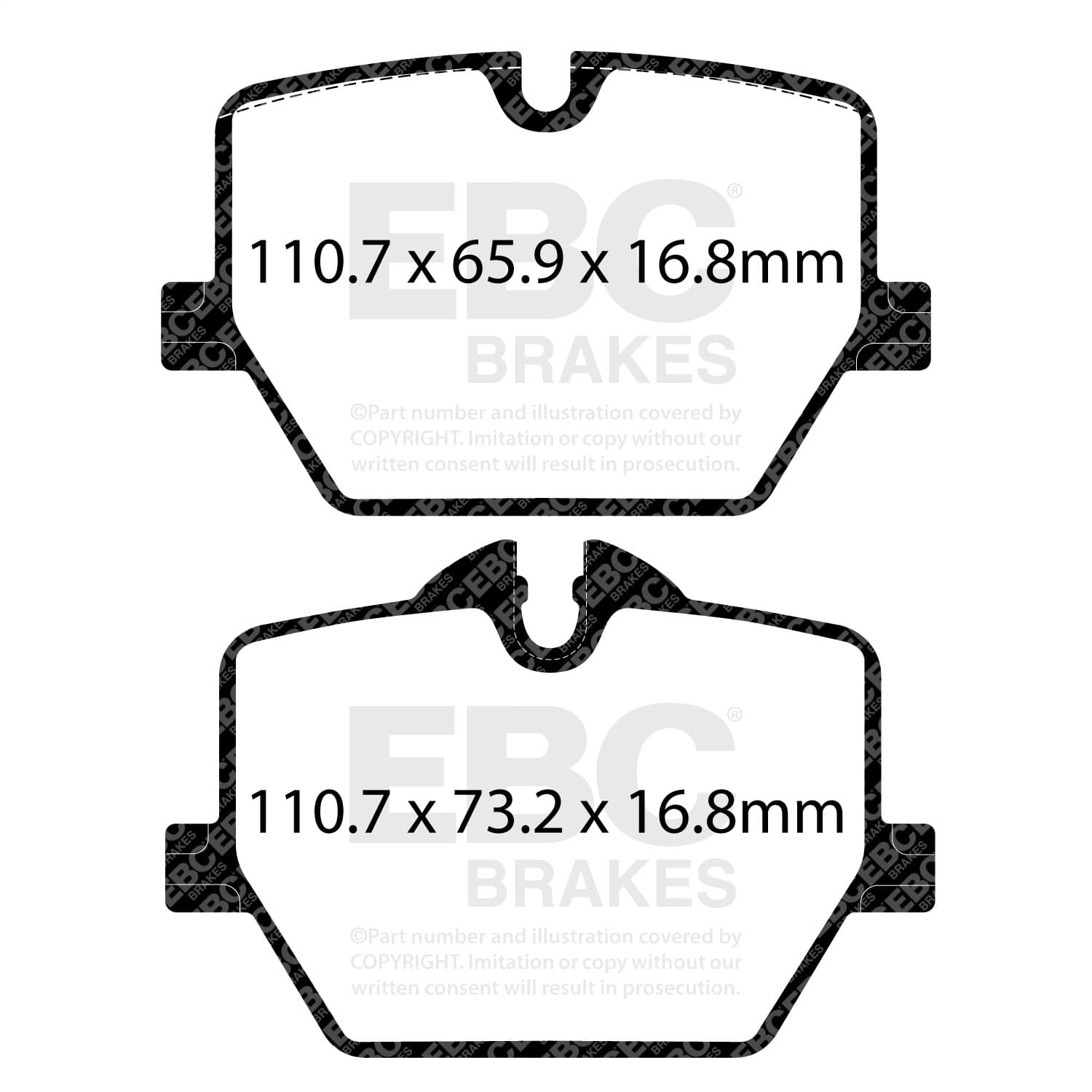 EBC Brakes - DP42415R - Disc Brake Pad image 2