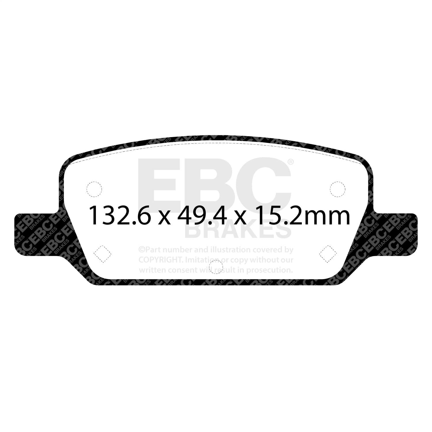 EBC Brakes - DP32417C - Disc Brake Pad image 4
