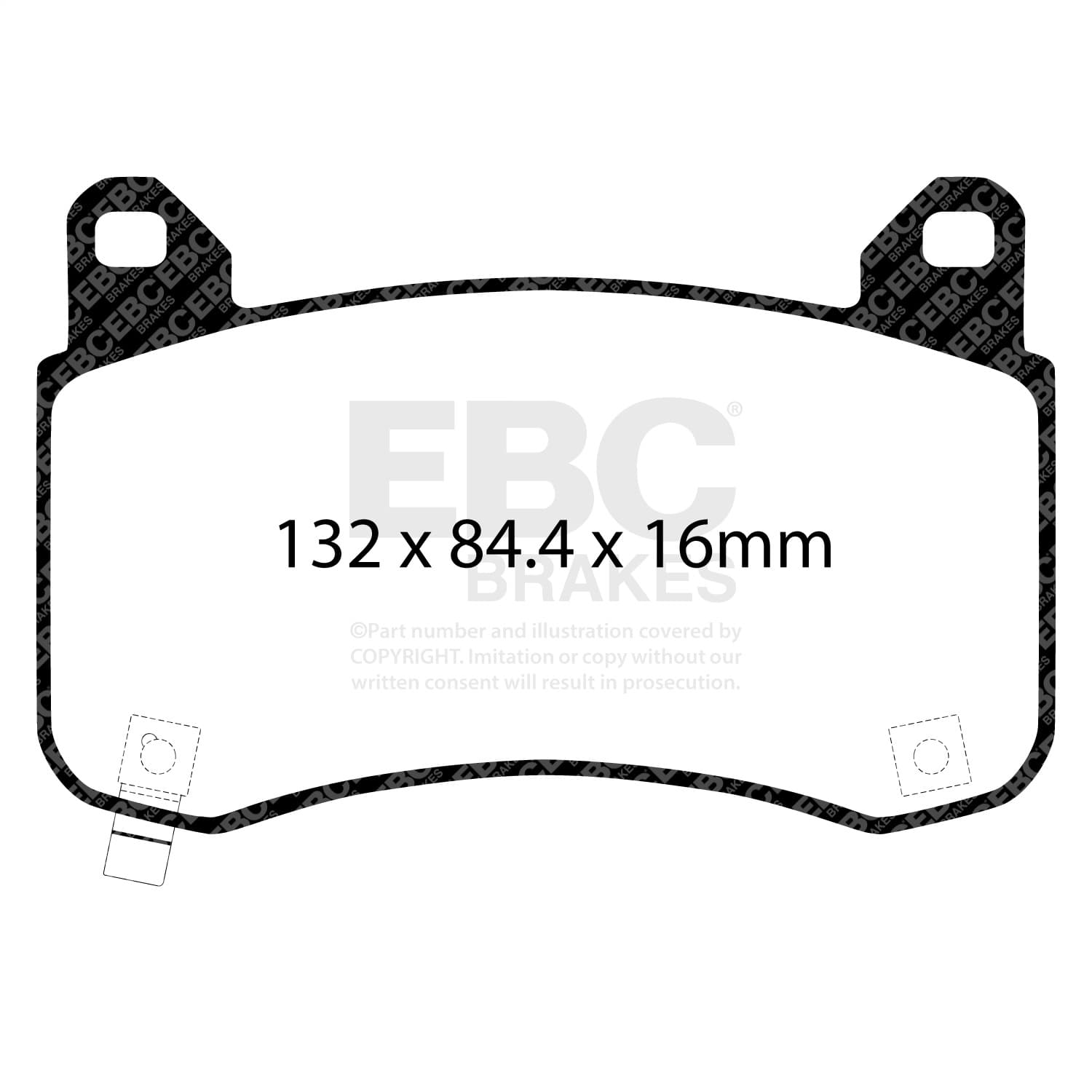 EBC Brakes - DP52418NDX - Disc Brake Pad image 2